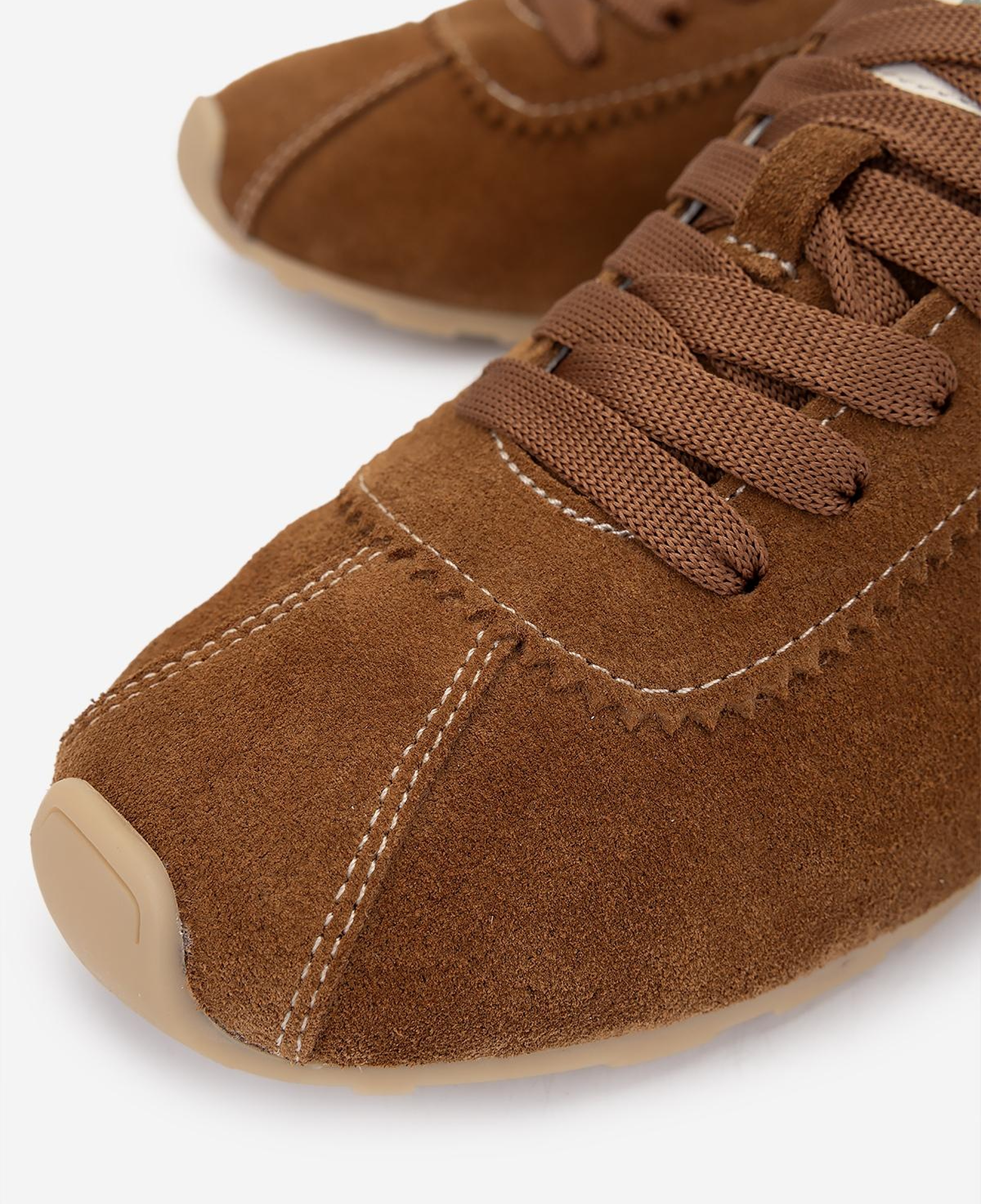Valmenti Kadın Hakiki Deri Tütün Süet Sneakers & Spor Ayakkabı