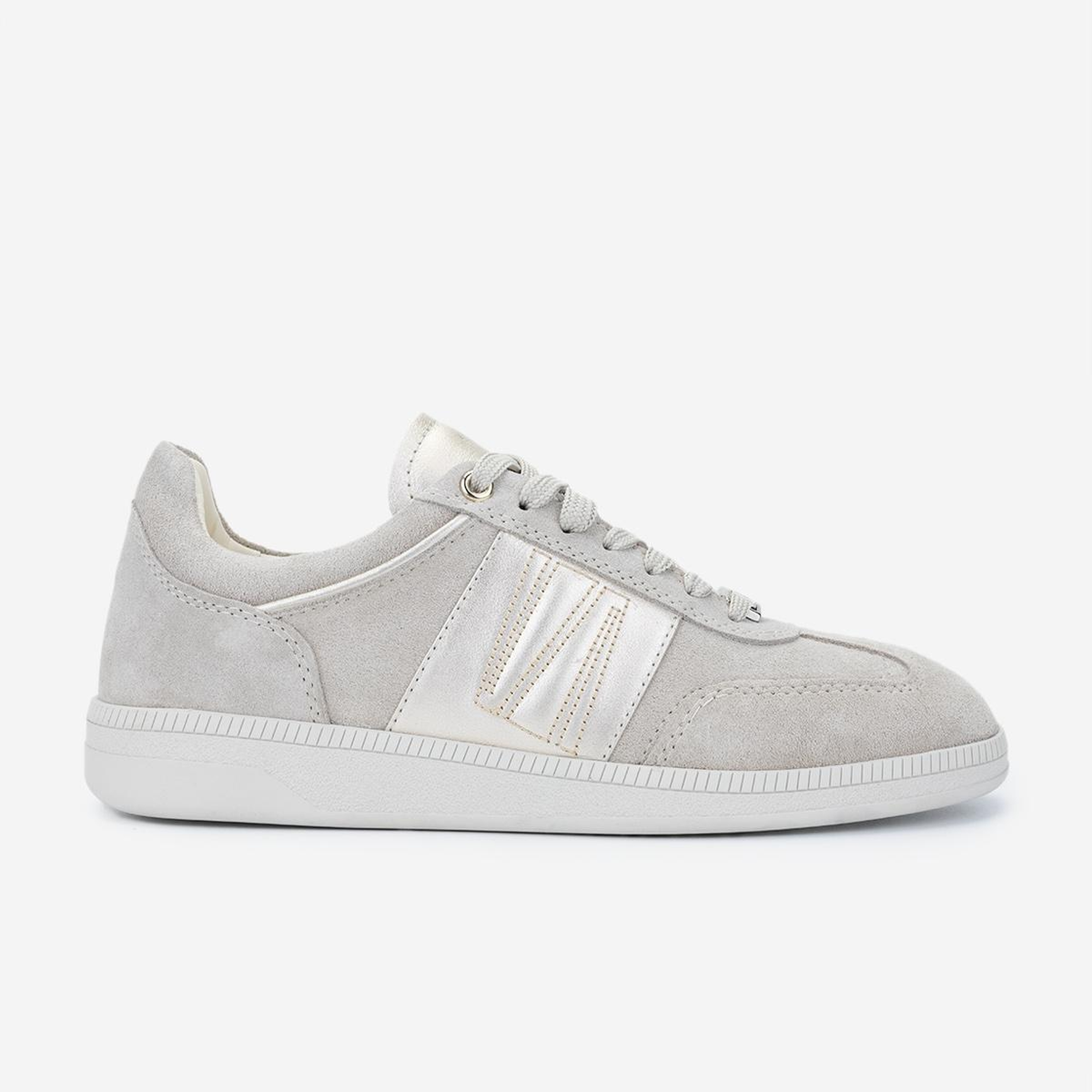 Valmenti Kadın Hakiki Deri Bej Süet Sneakers & Spor Ayakkabı
