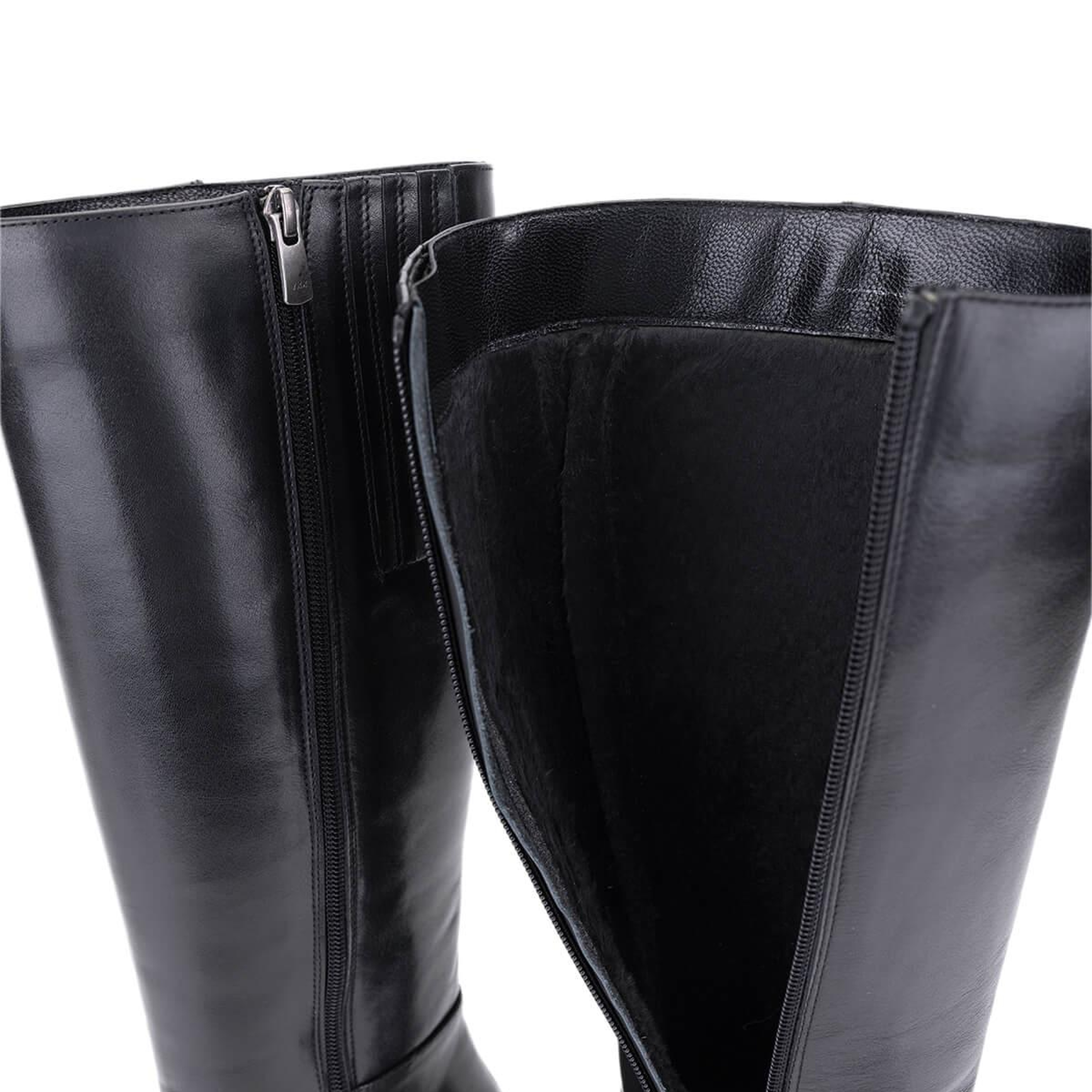 Tamer Tanca Kadın Hakiki Deri Siyah Topuklu Çizme