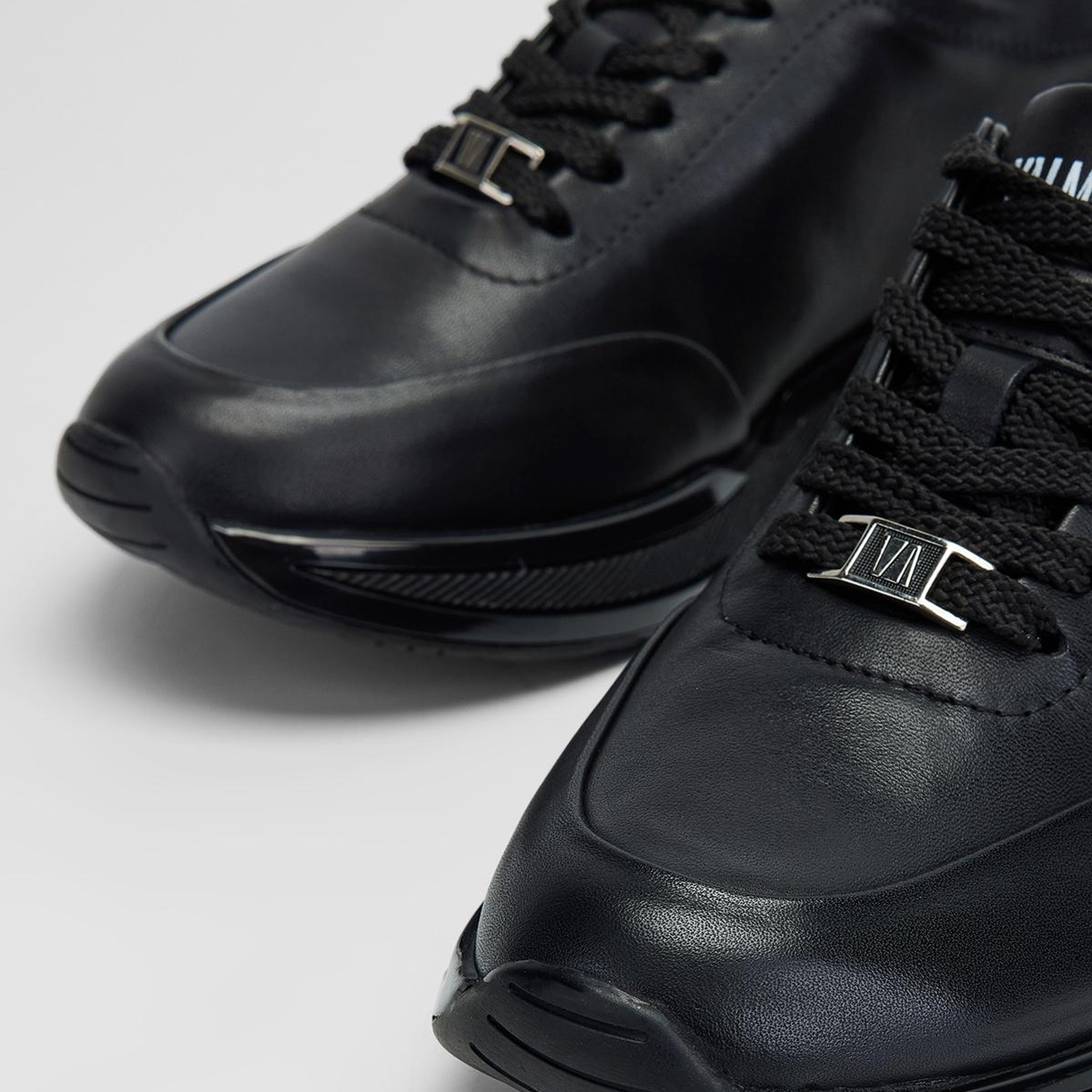 Valmenti Kadın Hakiki Deri Siyah Sneakers & Spor Ayakkabı