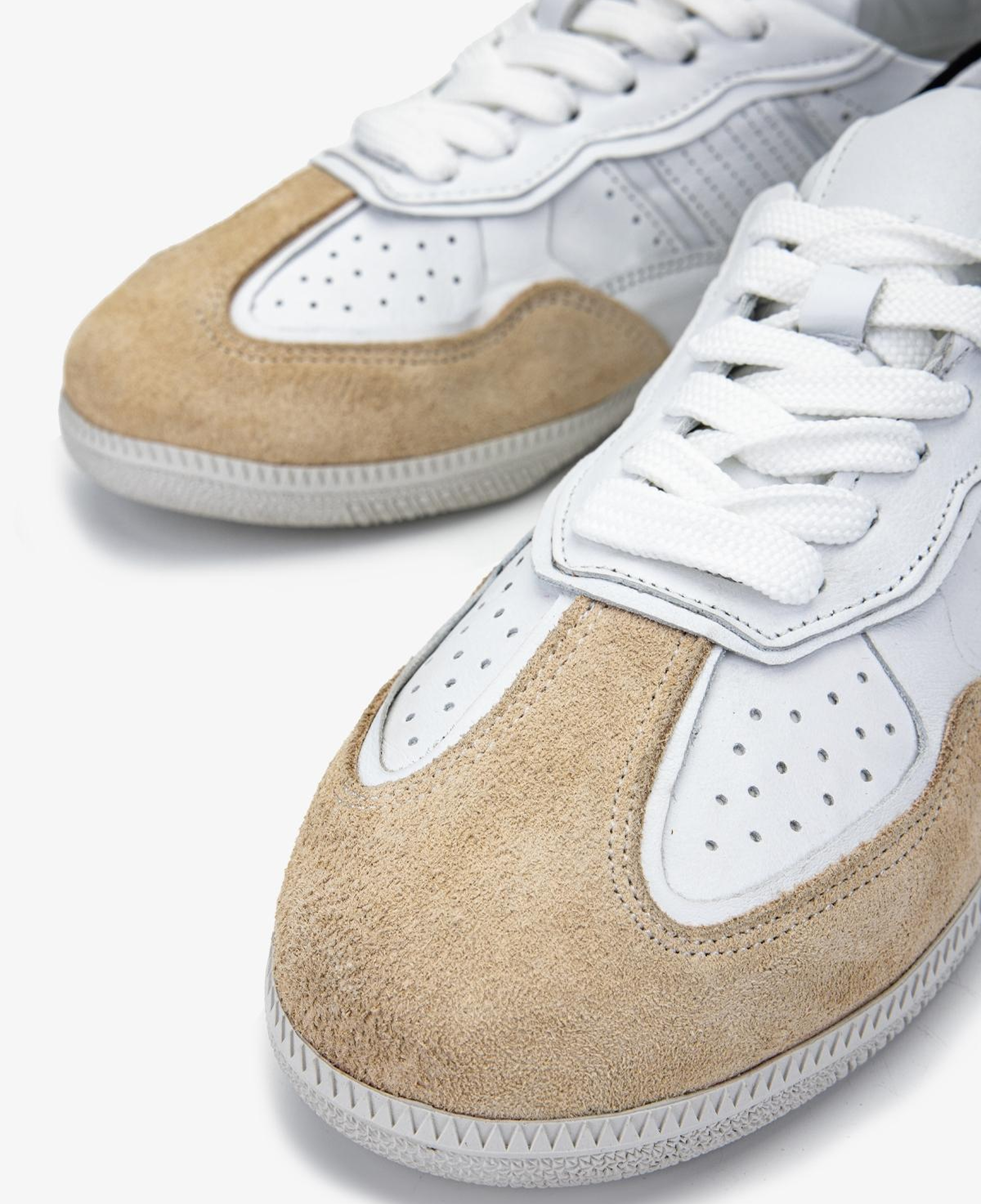 Valmenti Kadın Hakiki Deri Bej Sneakers & Spor Ayakkabı