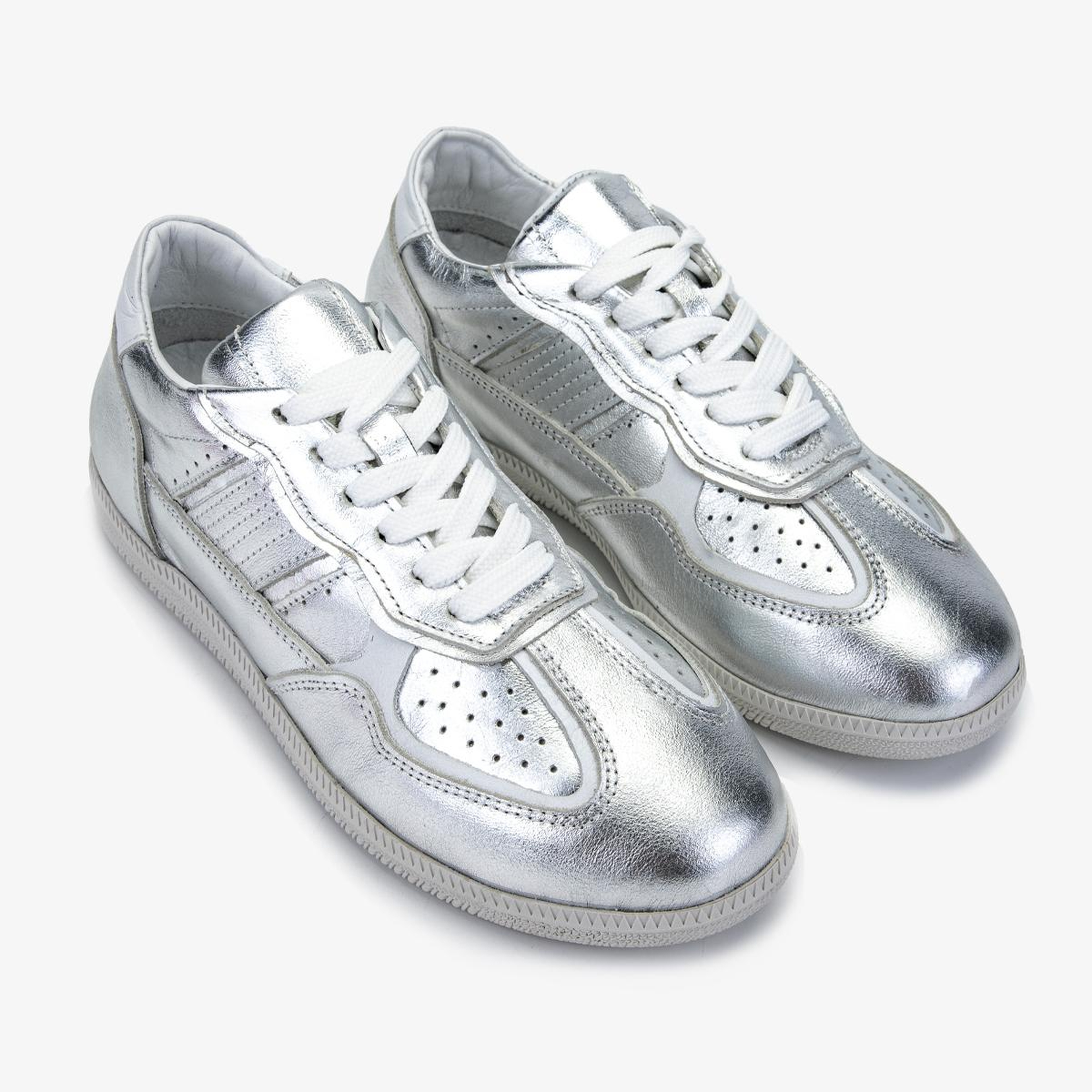 Valmenti Kadın Hakiki Deri Gri Sneakers & Spor Ayakkabı