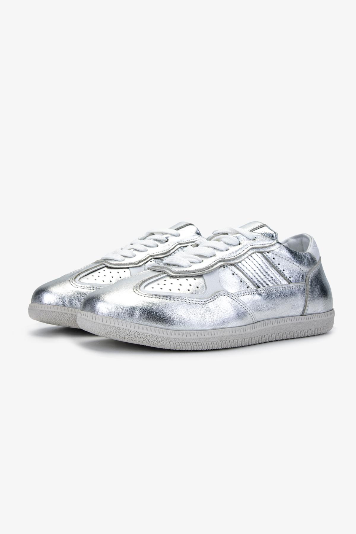 Valmenti Kadın Hakiki Deri Gri Sneakers & Spor Ayakkabı