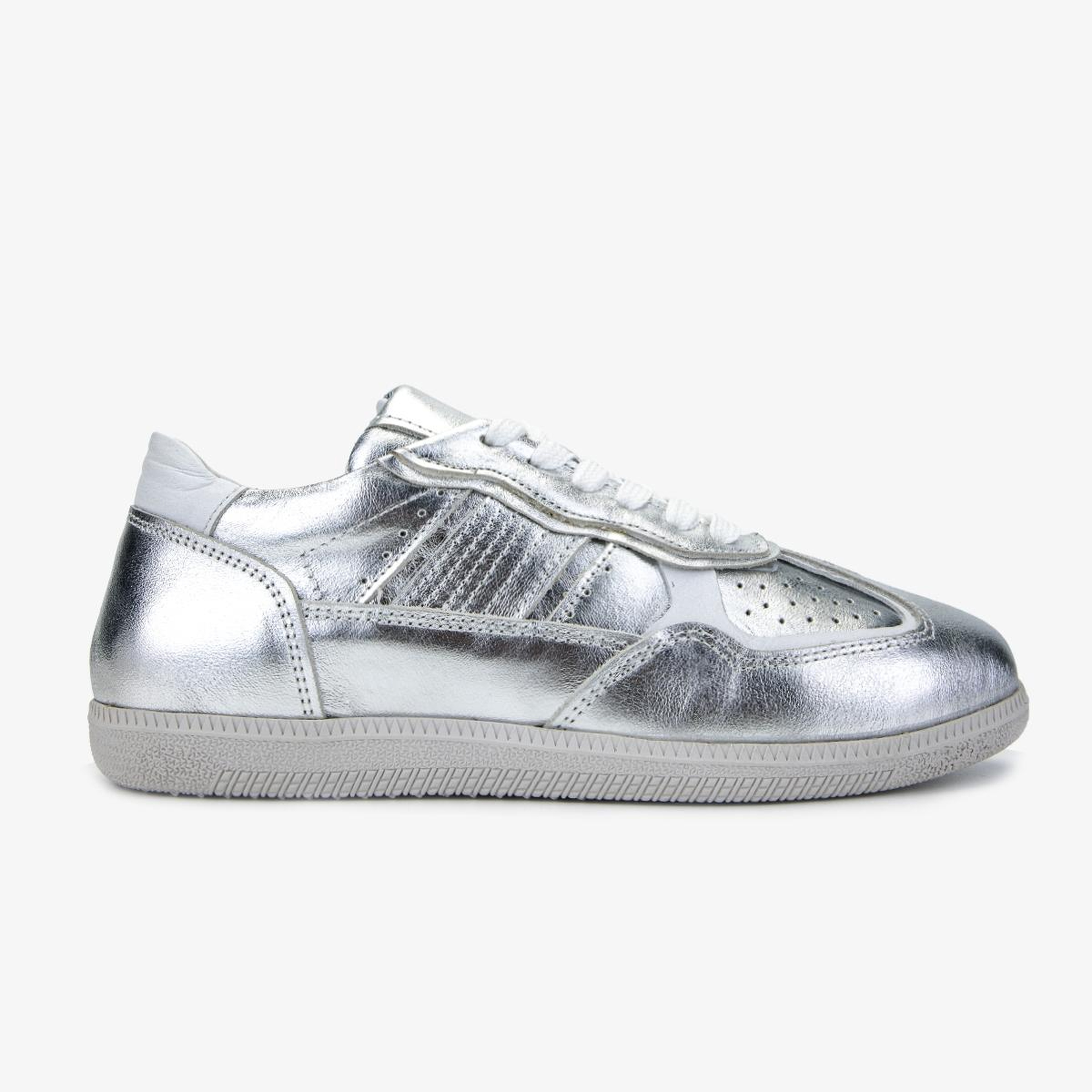 Valmenti Kadın Hakiki Deri Gri Sneakers & Spor Ayakkabı