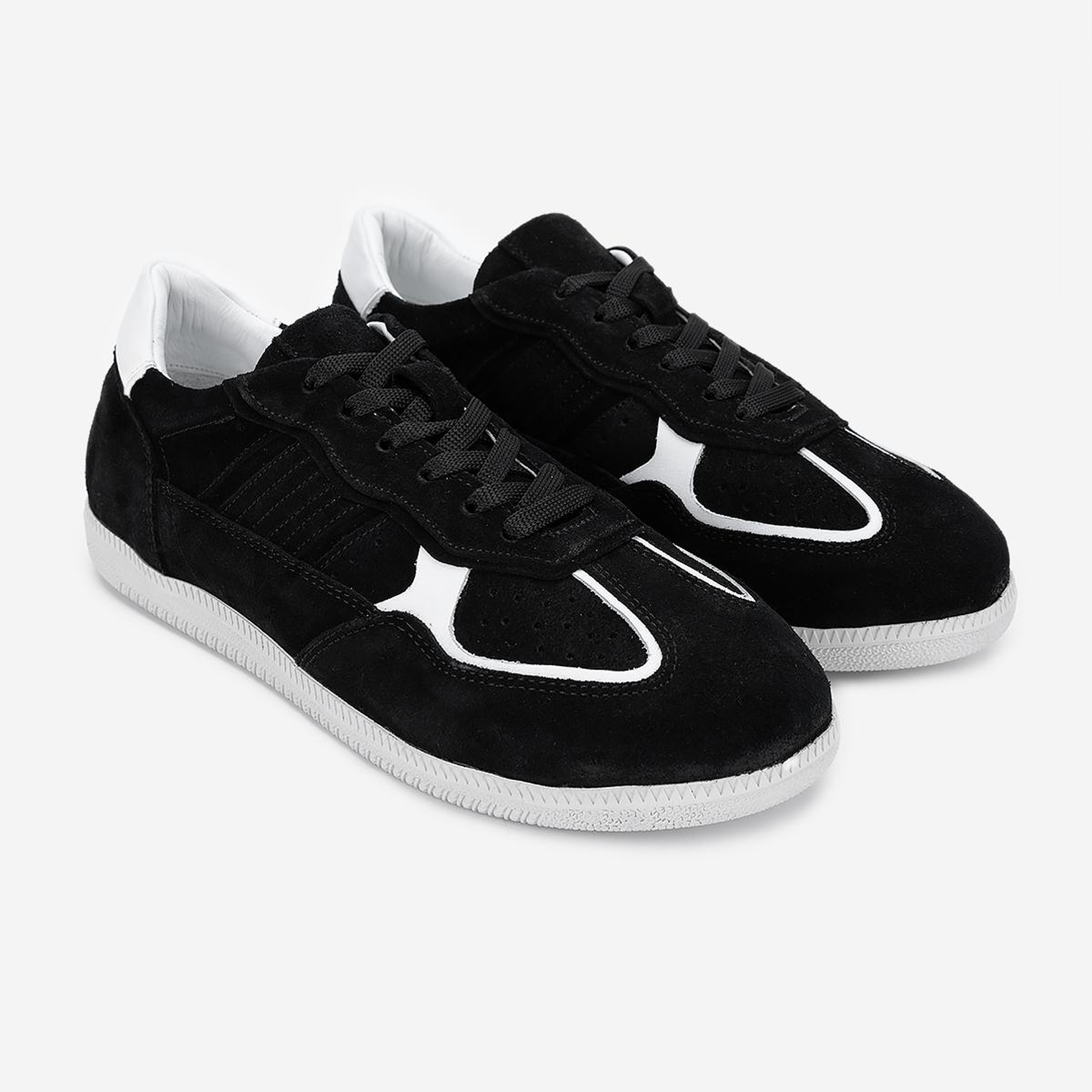 Valmenti Kadın Hakiki Deri Siyah Sneakers & Spor Ayakkabı