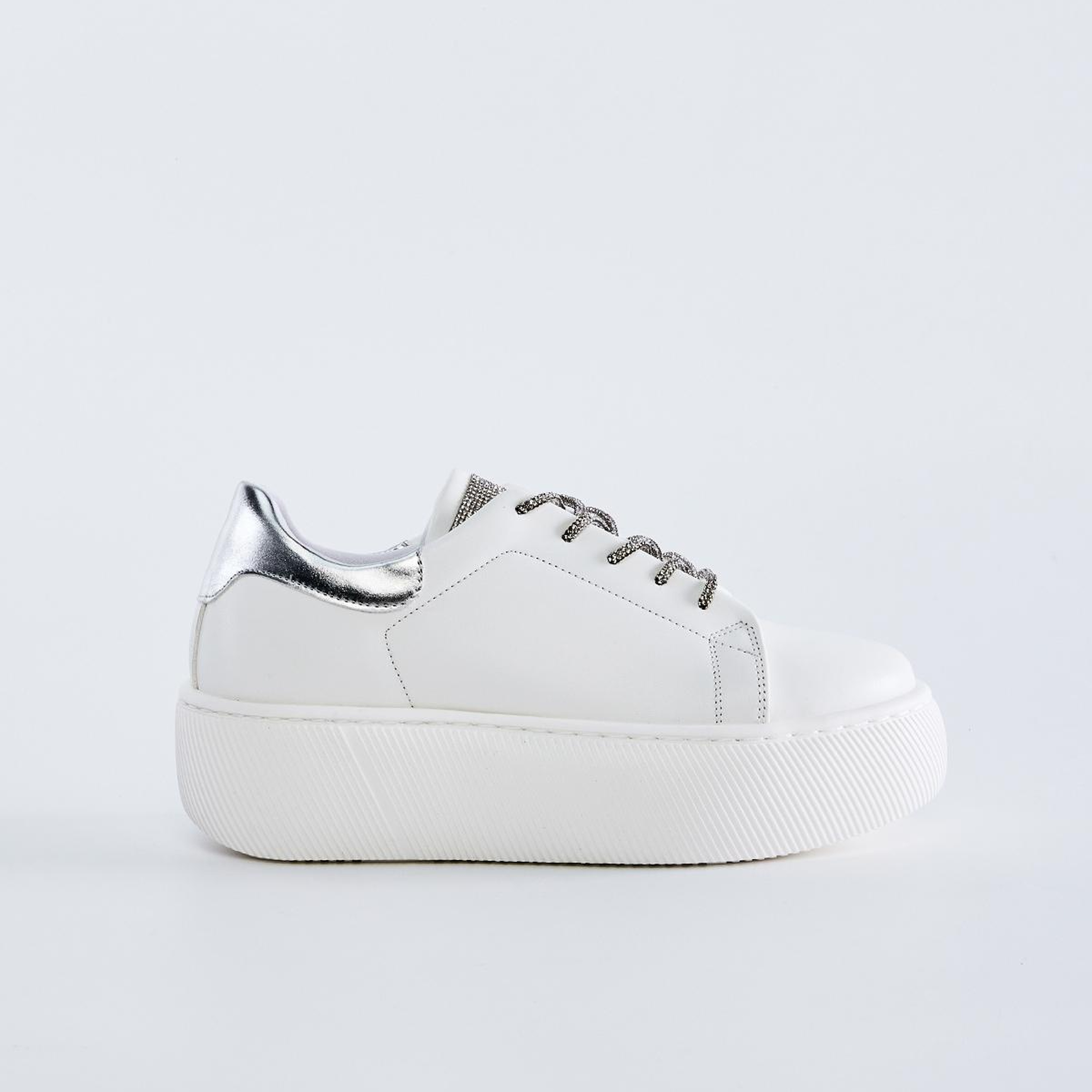 Valmenti Kadın Suni Deri Beyaz Sneakers & Spor Ayakkabı