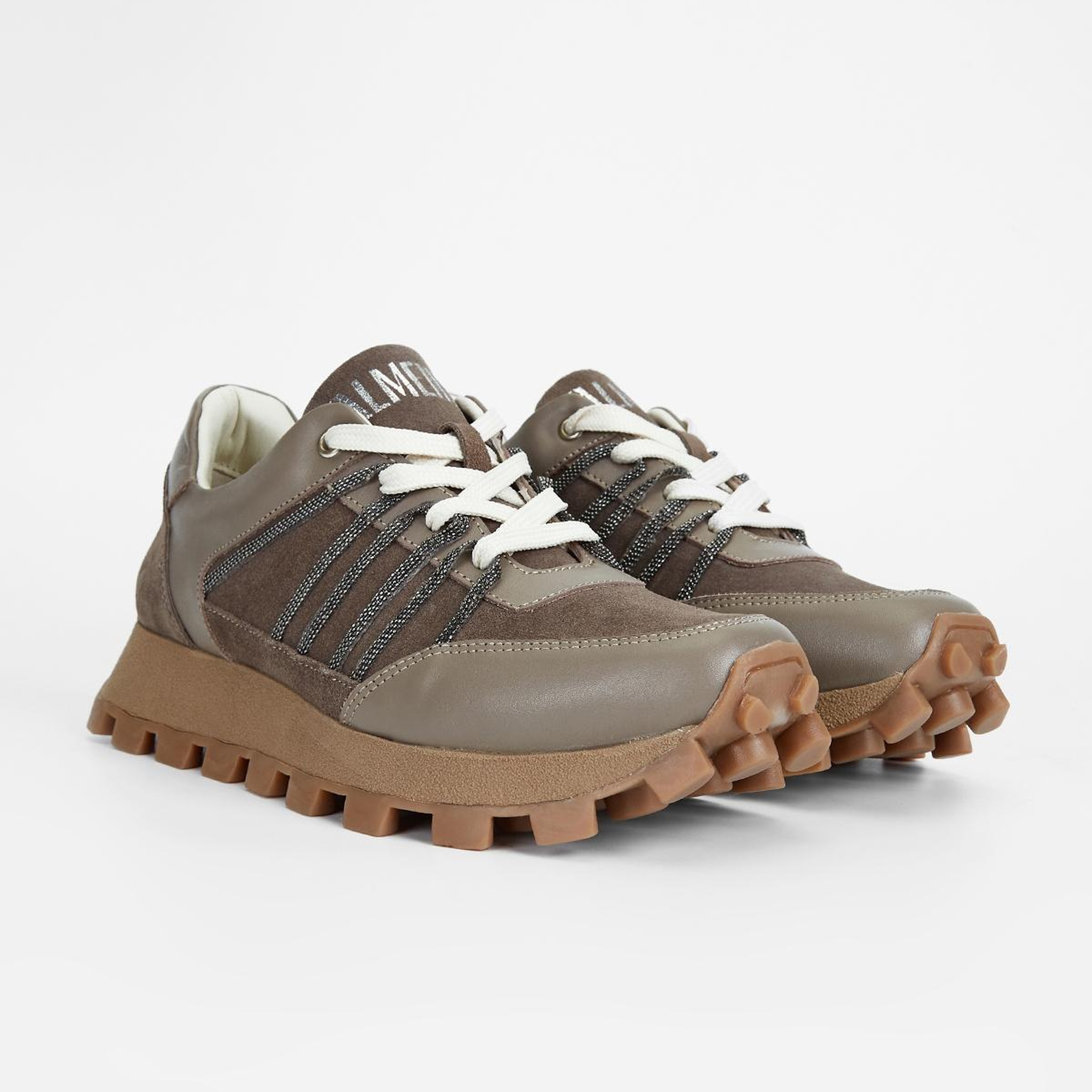 Valmenti Kadın Hakiki Deri Vizon Süet Sneakers & Spor Ayakkabı
