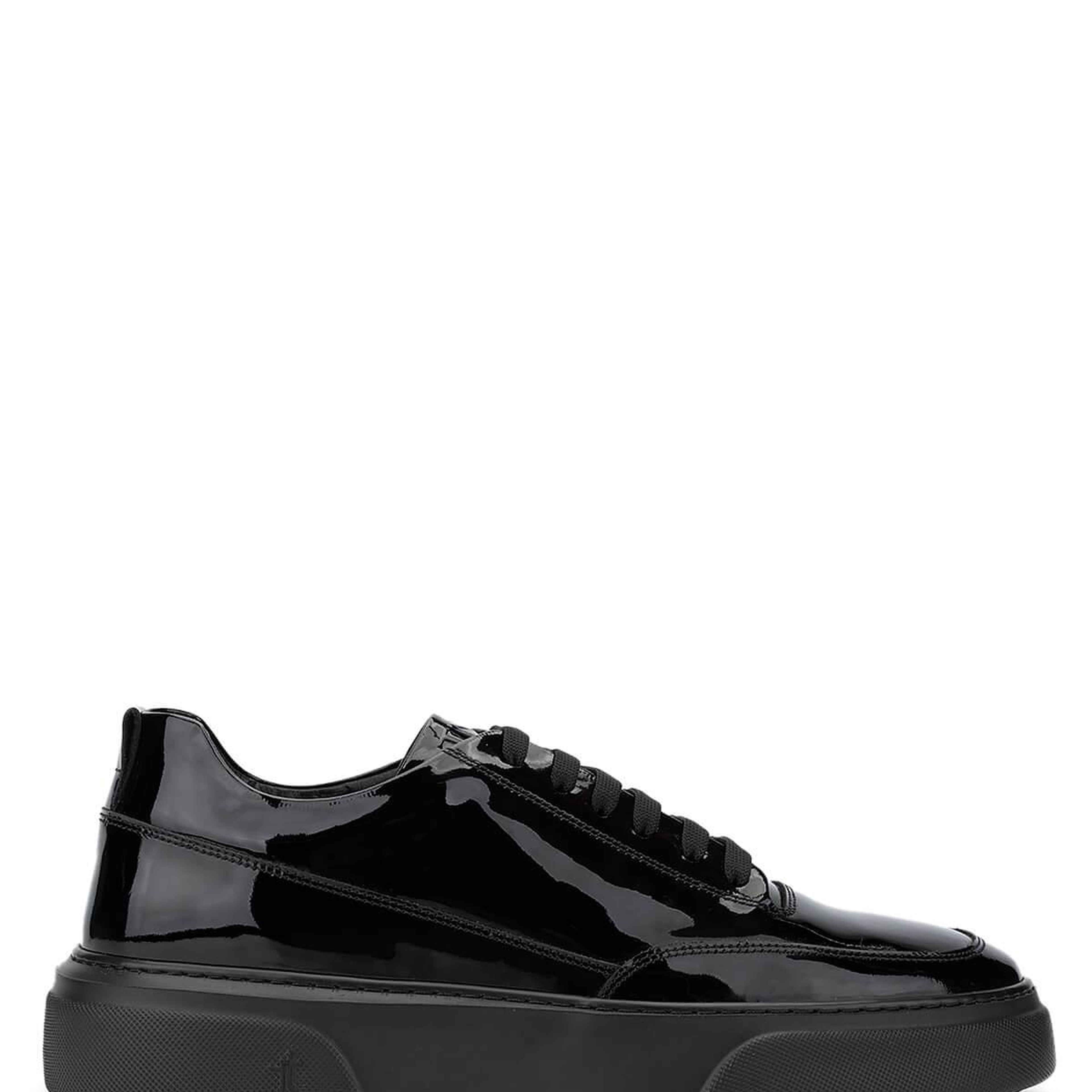 Tamer Tanca Erkek Hakiki Deri Siyah Rugan Sneakers & Spor Ayakkabı