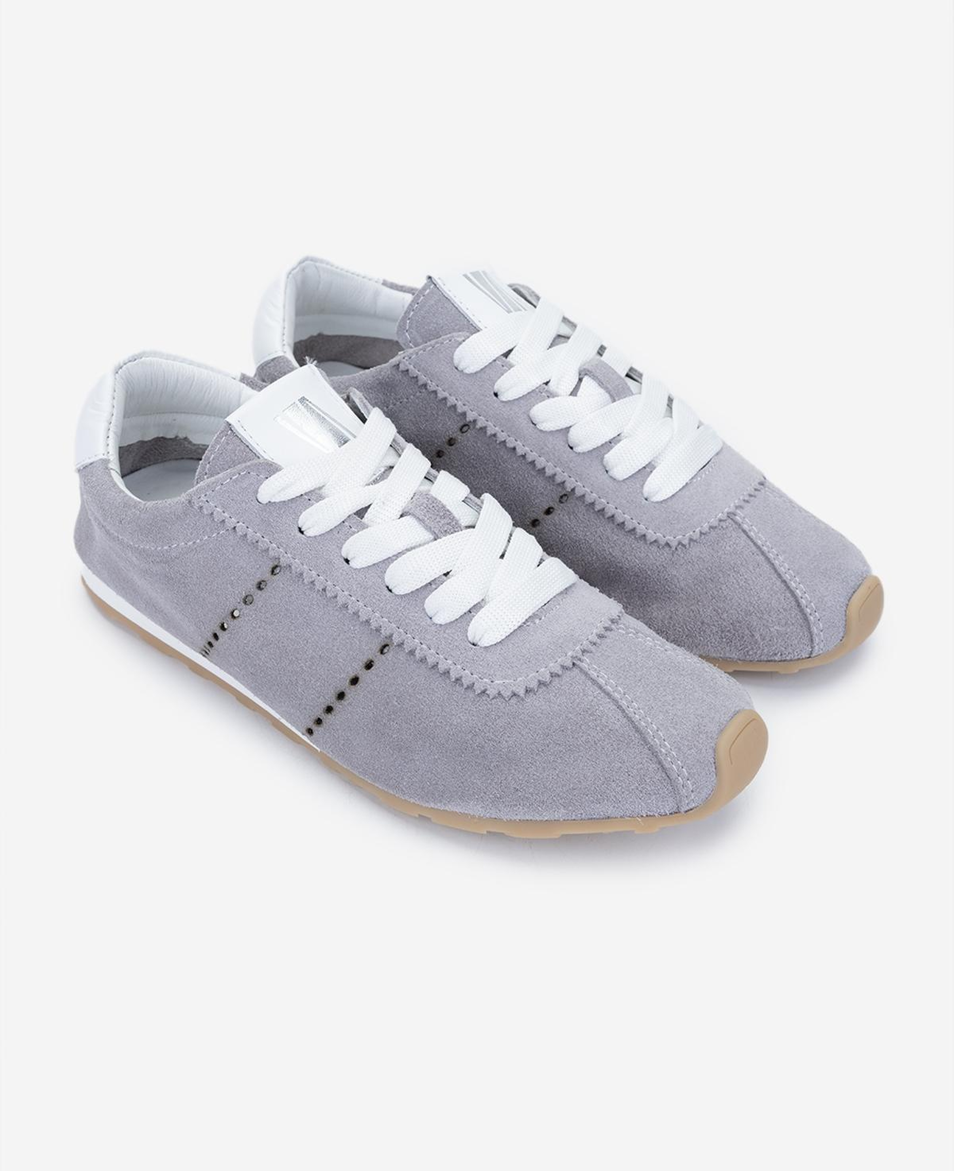 Valmenti Kadın Hakiki Deri Gri Sneakers & Spor Ayakkabı