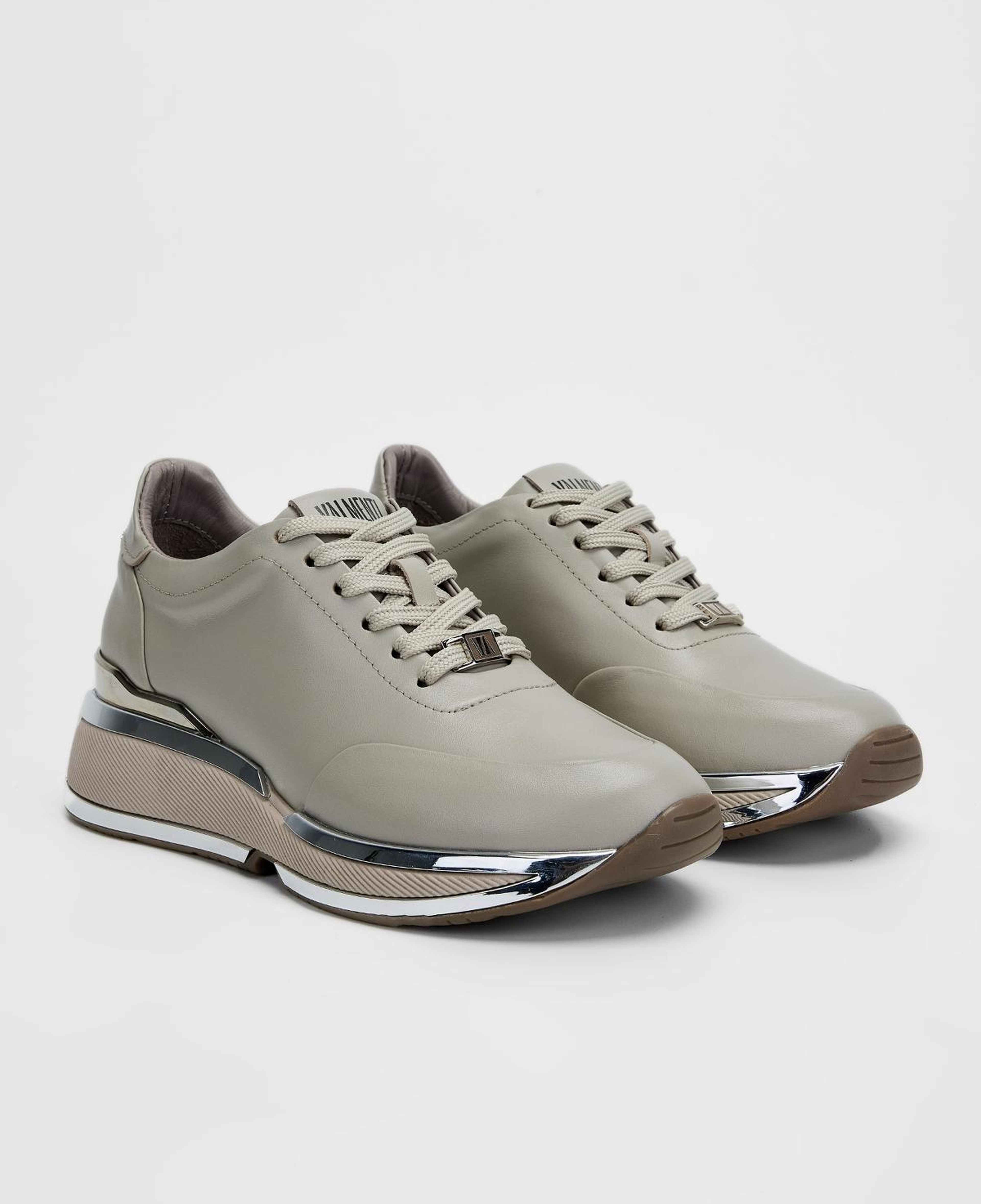 Valmenti Kadın Hakiki Deri Vizon Sneakers & Spor Ayakkabı