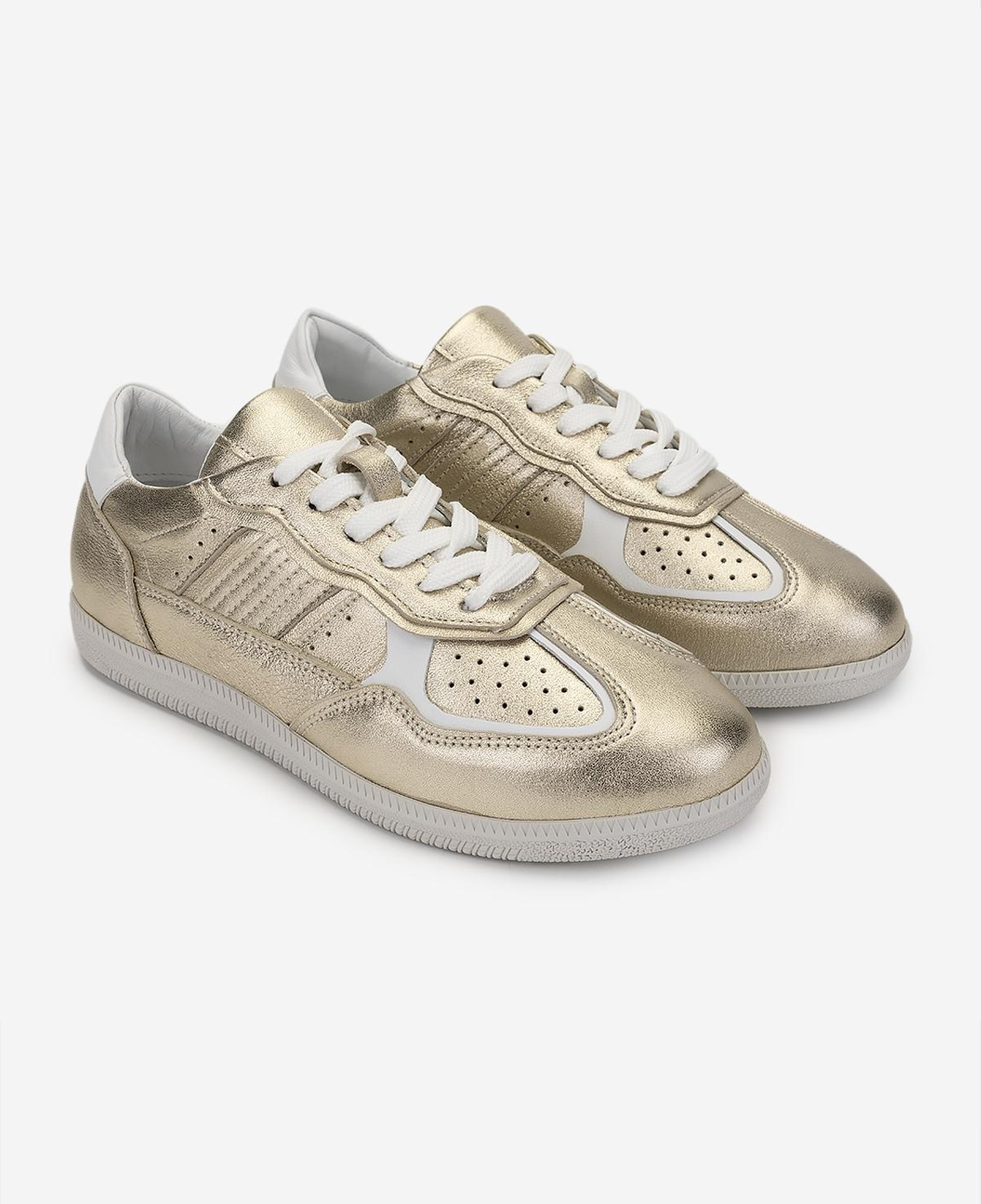 Valmenti Kadın Hakiki Deri Gold Sneakers & Spor Ayakkabı