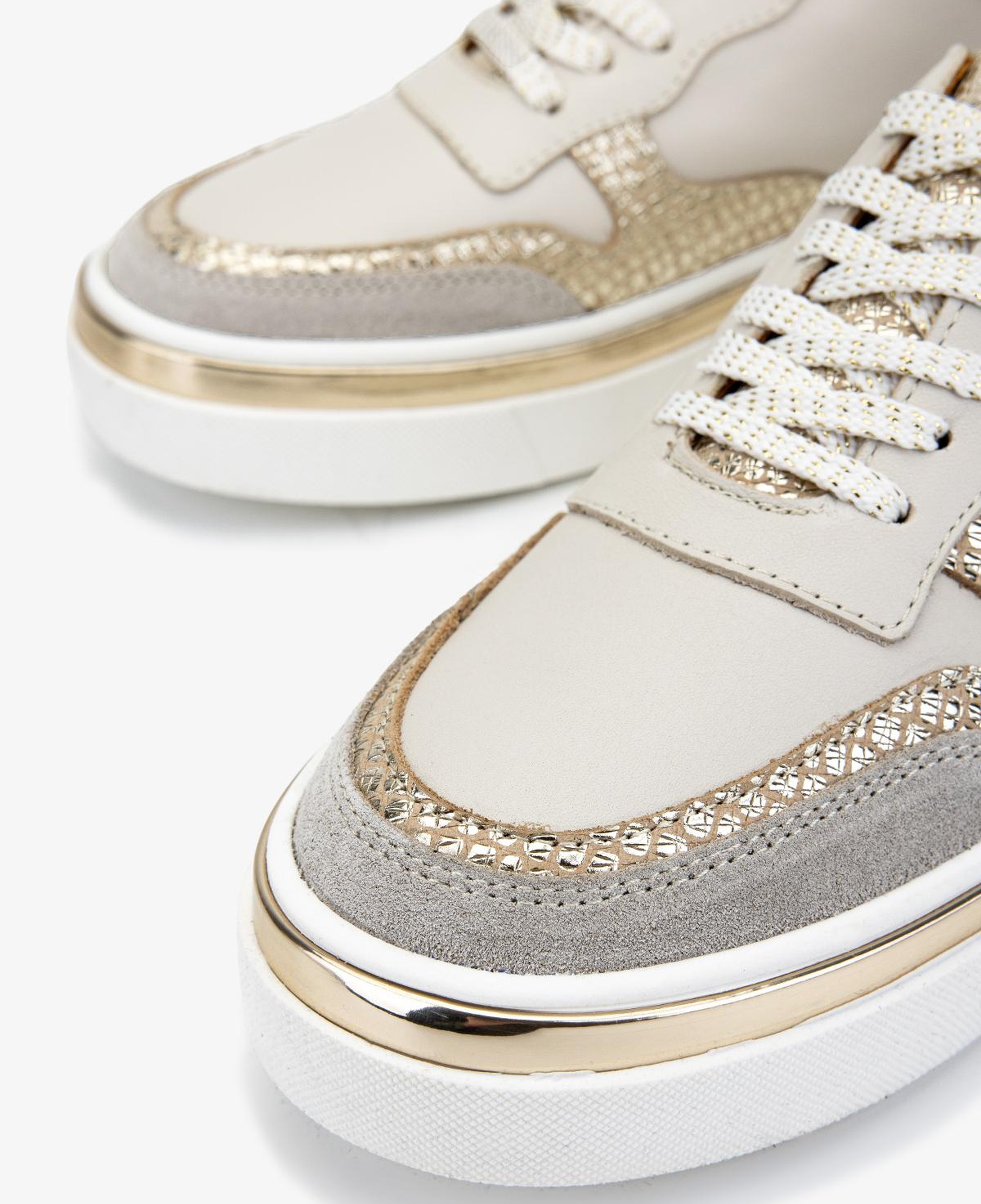 Valmenti Kadın Hakiki Deri Bej Sneakers & Spor Ayakkabı