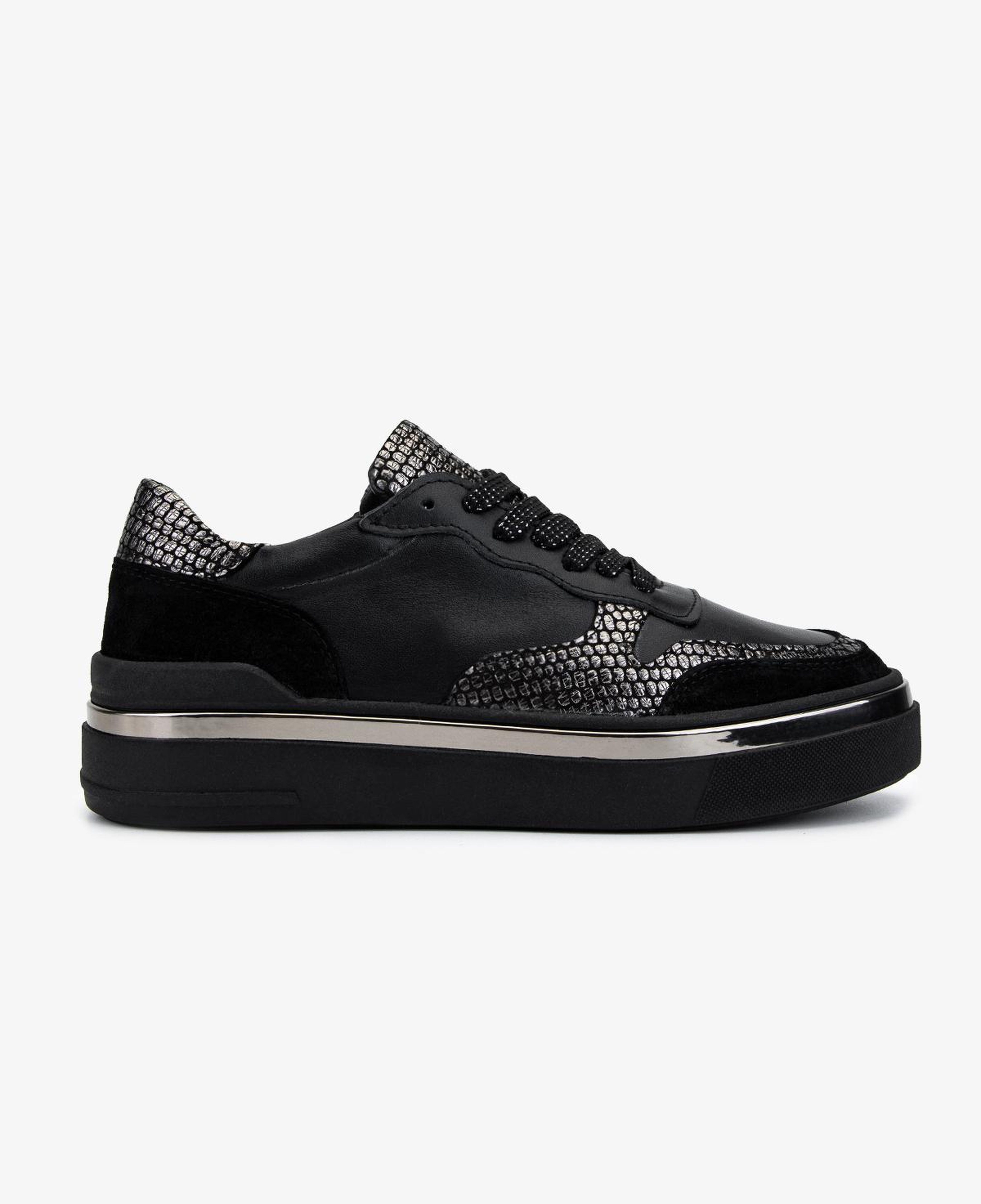 Valmenti Kadın Hakiki Deri Siyah Sneakers & Spor Ayakkabı