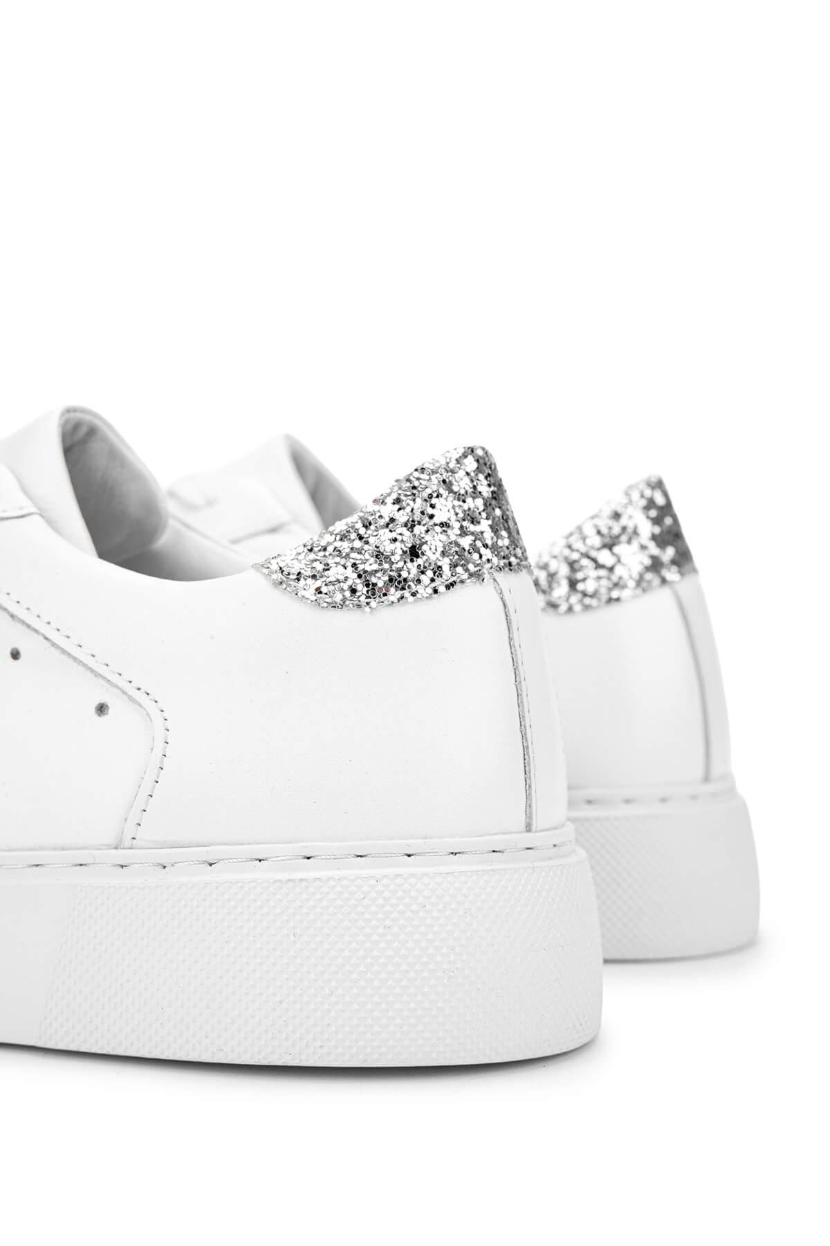 Tamer Tanca Kadın Deri/Tekstil Beyaz Sneakers & Spor Ayakkabı