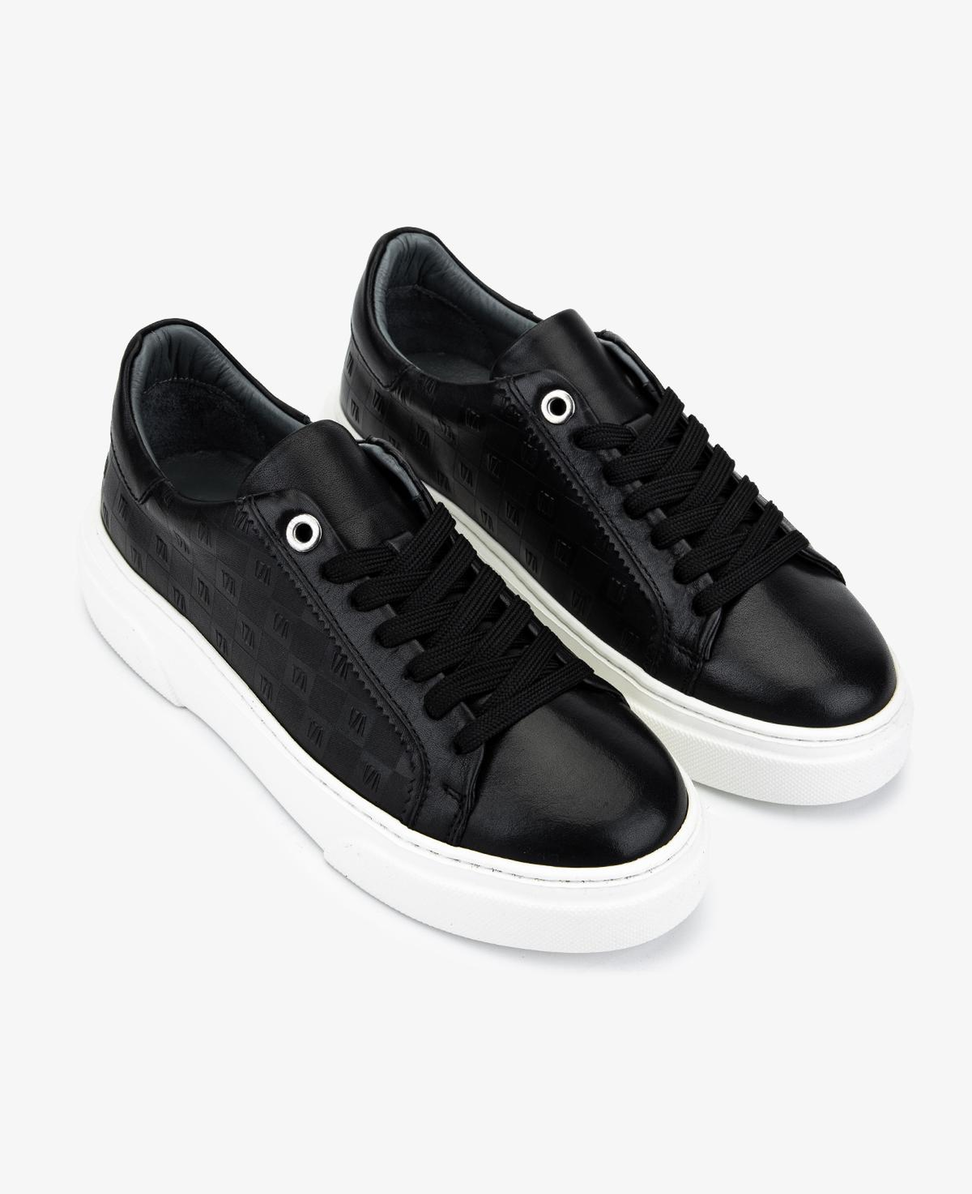 Valmenti Kadın Hakiki Deri Siyah Sneakers & Spor Ayakkabı