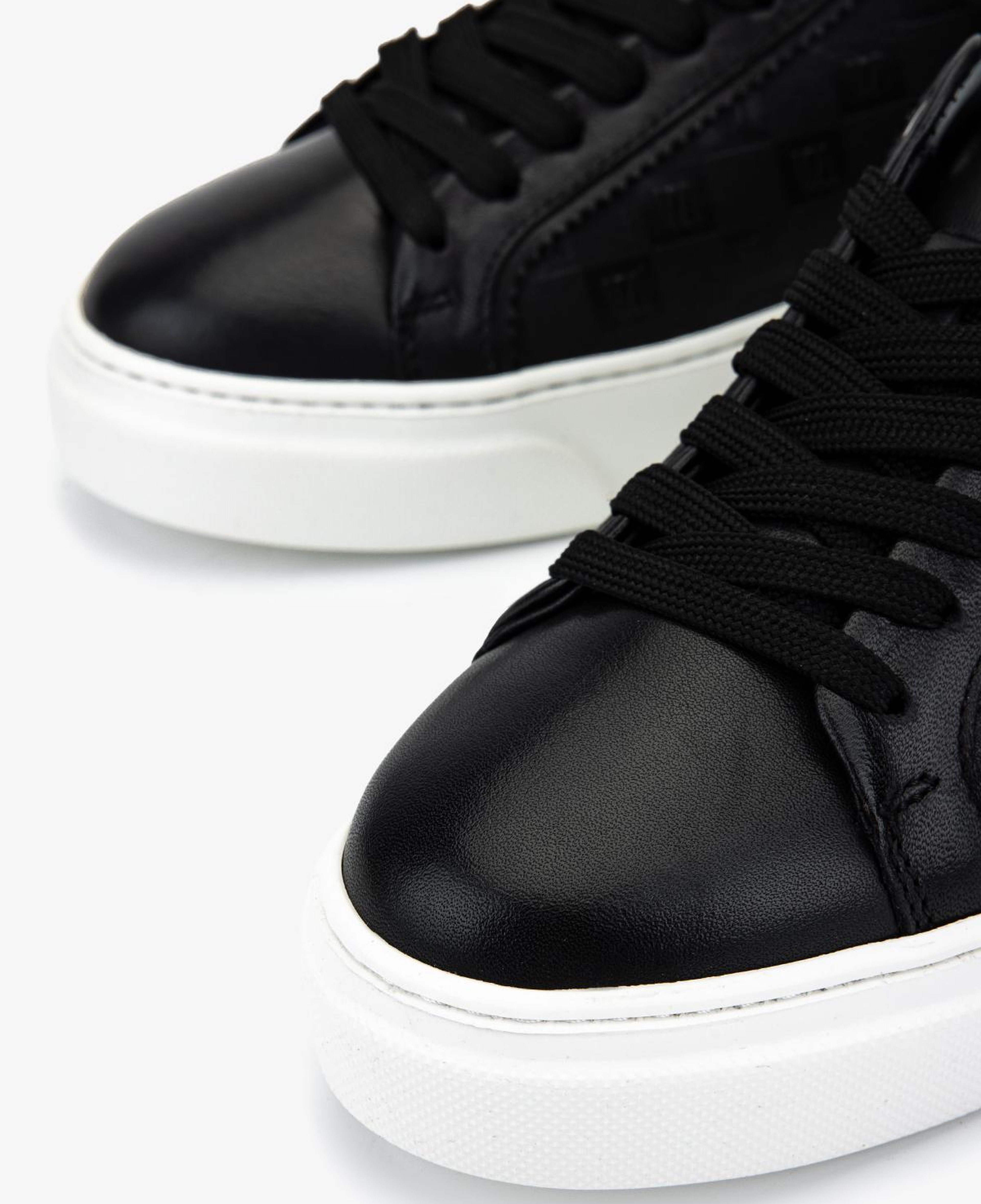 Valmenti Kadın Hakiki Deri Siyah Sneakers & Spor Ayakkabı