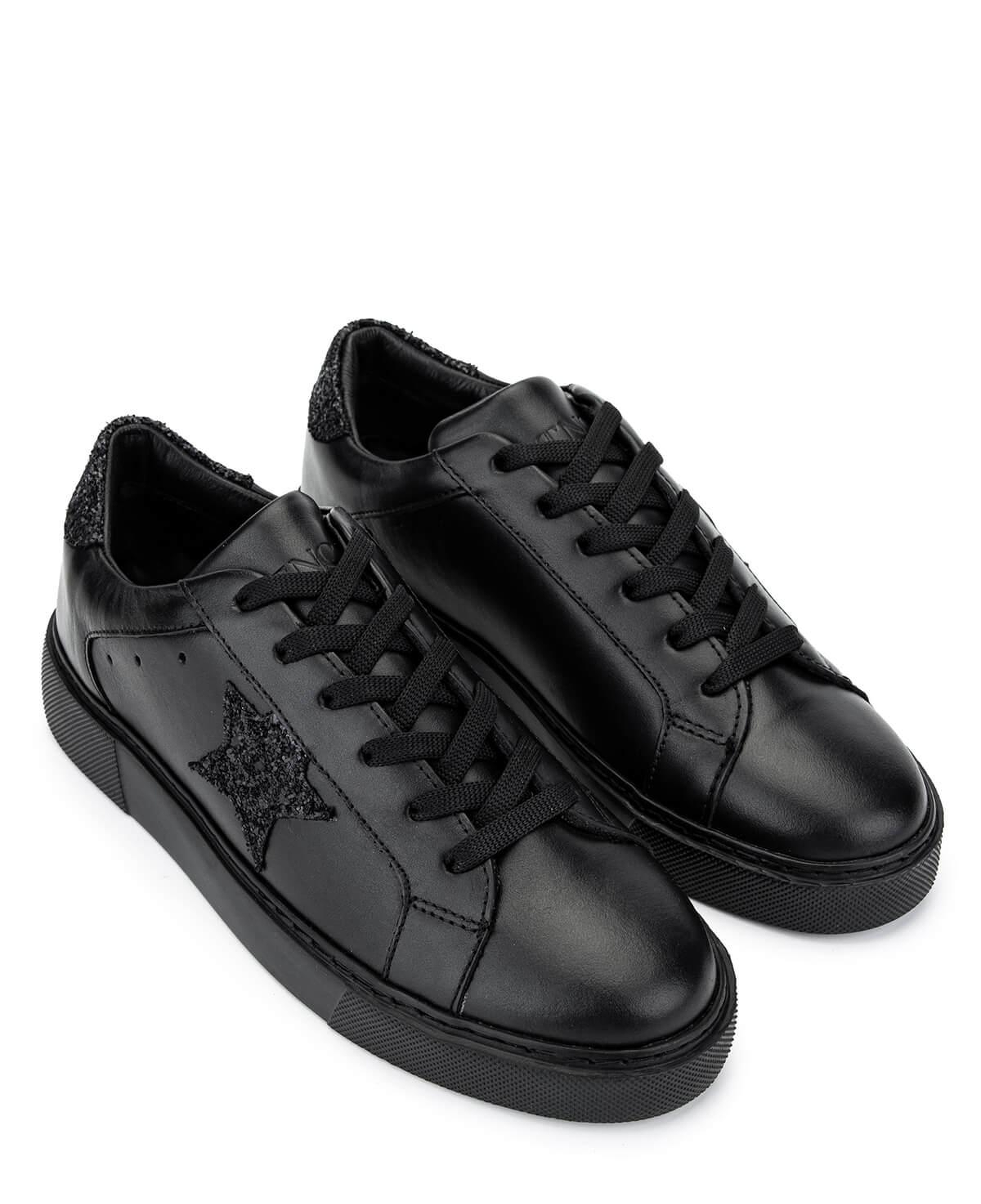 Tamer Tanca Kadın Deri/Tekstil Siyah Sneakers & Spor Ayakkabı