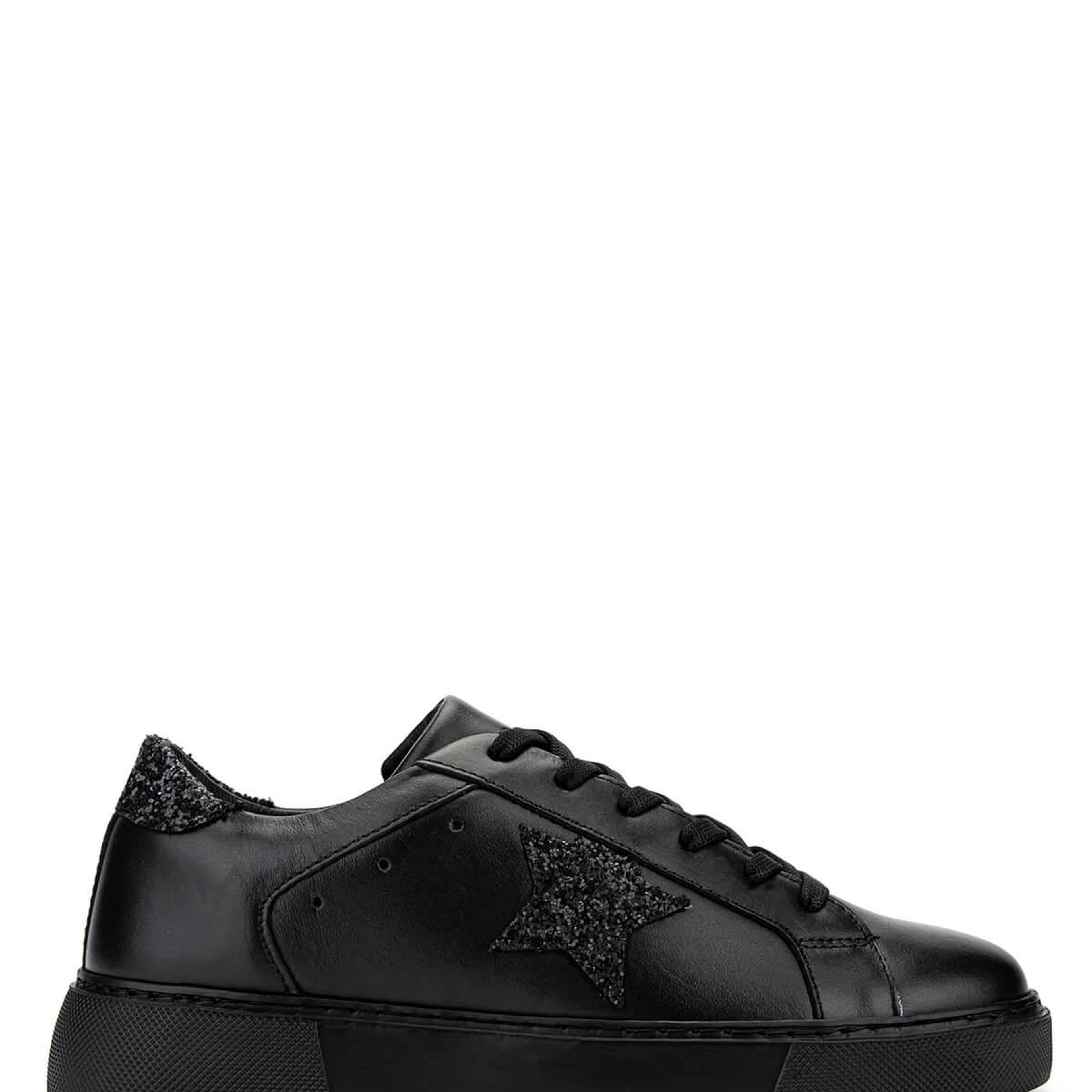 Tamer Tanca Kadın Deri/Tekstil Siyah Sneakers & Spor Ayakkabı