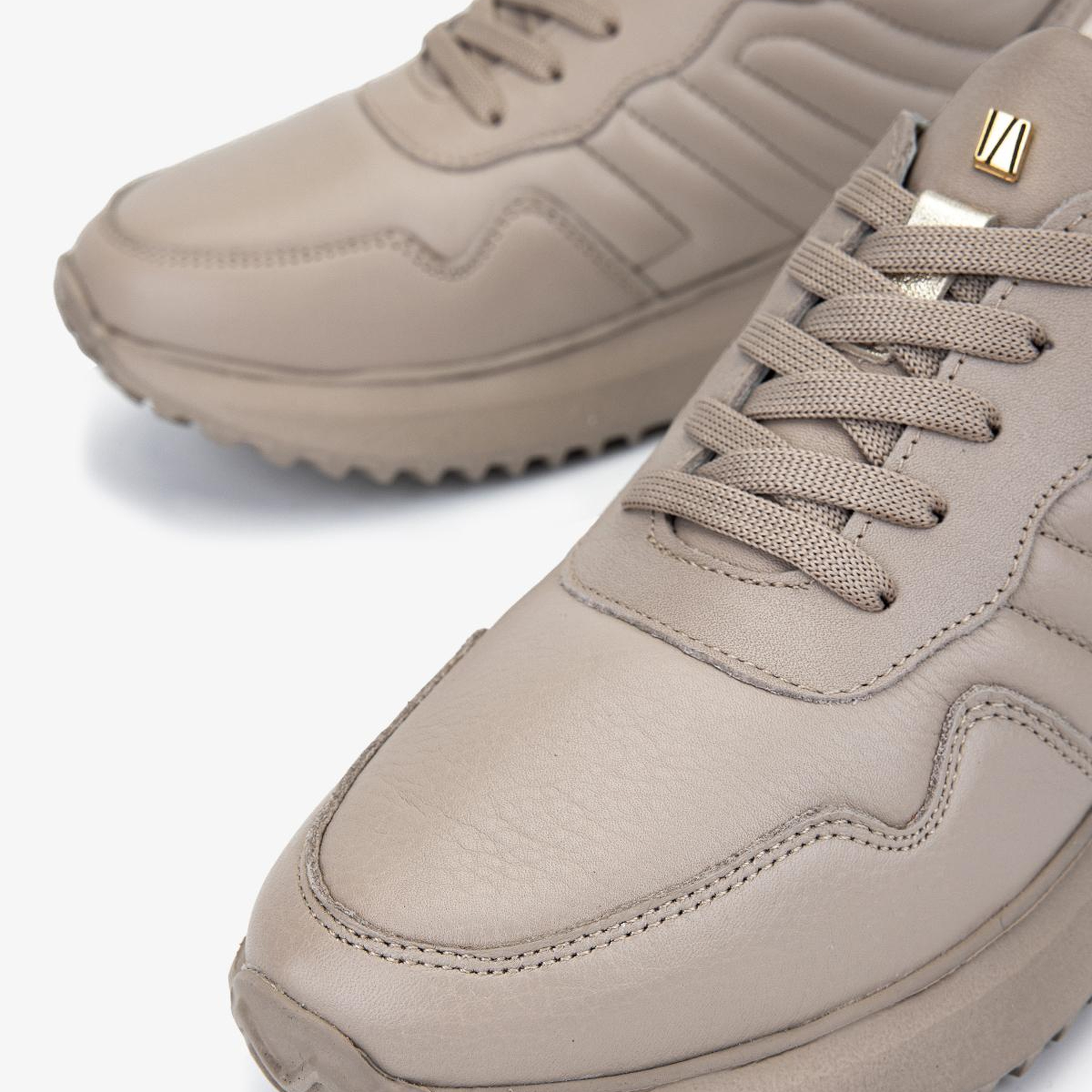 Valmenti Kadın Hakiki Deri Vizon Sneakers & Spor Ayakkabı