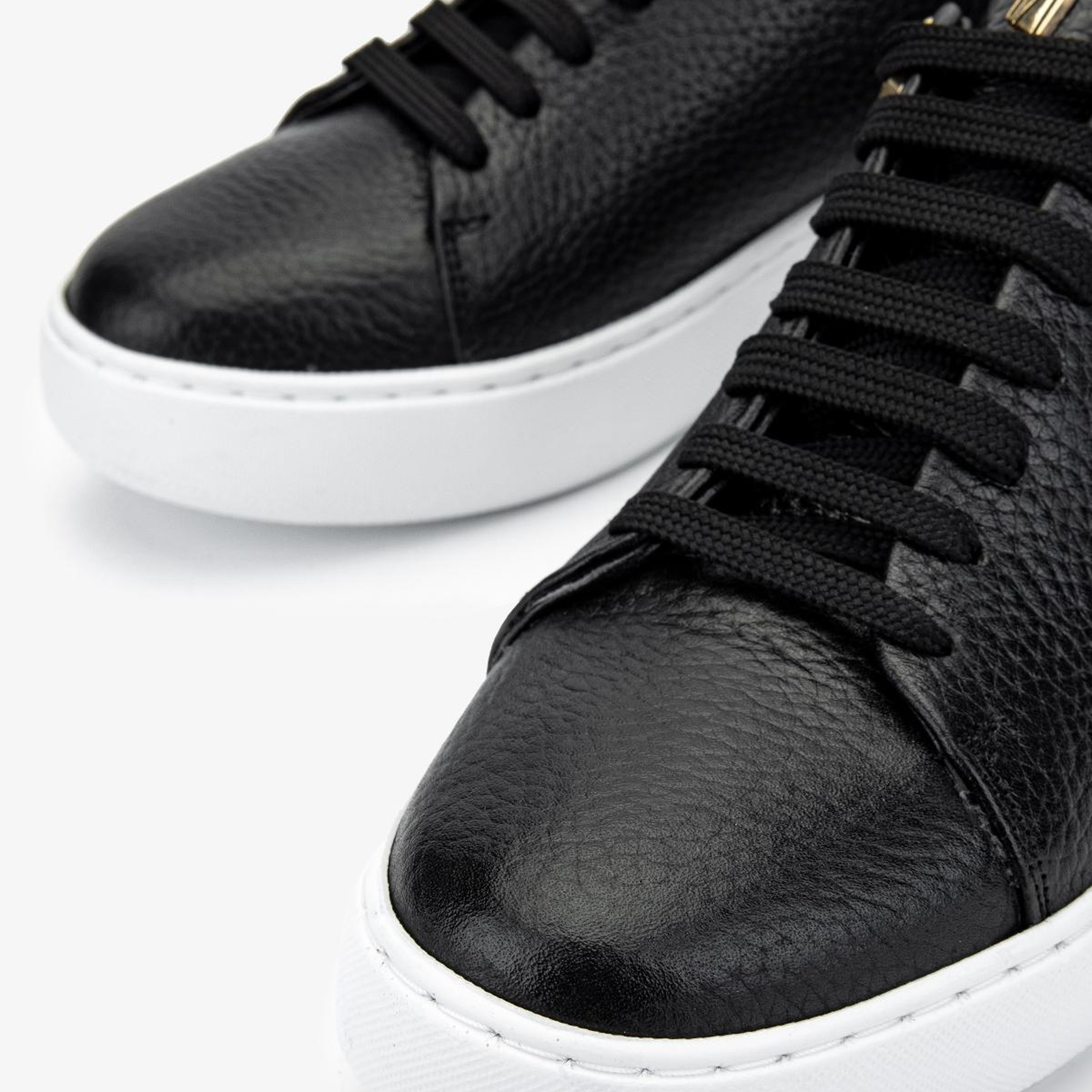 Valmenti Kadın Hakiki Deri Siyah Floter Sneakers & Spor Ayakkabı