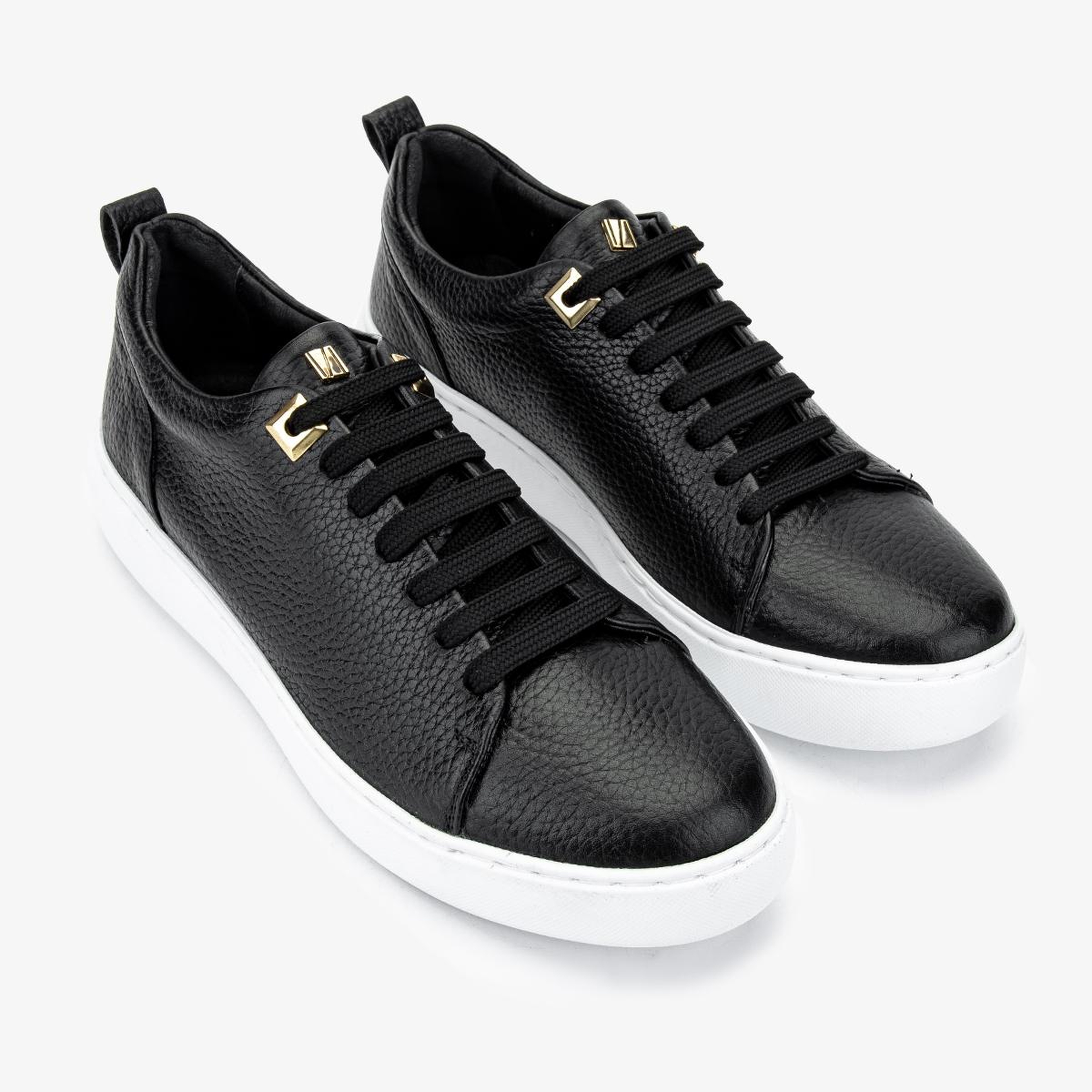 Valmenti Kadın Hakiki Deri Siyah Floter Sneakers & Spor Ayakkabı