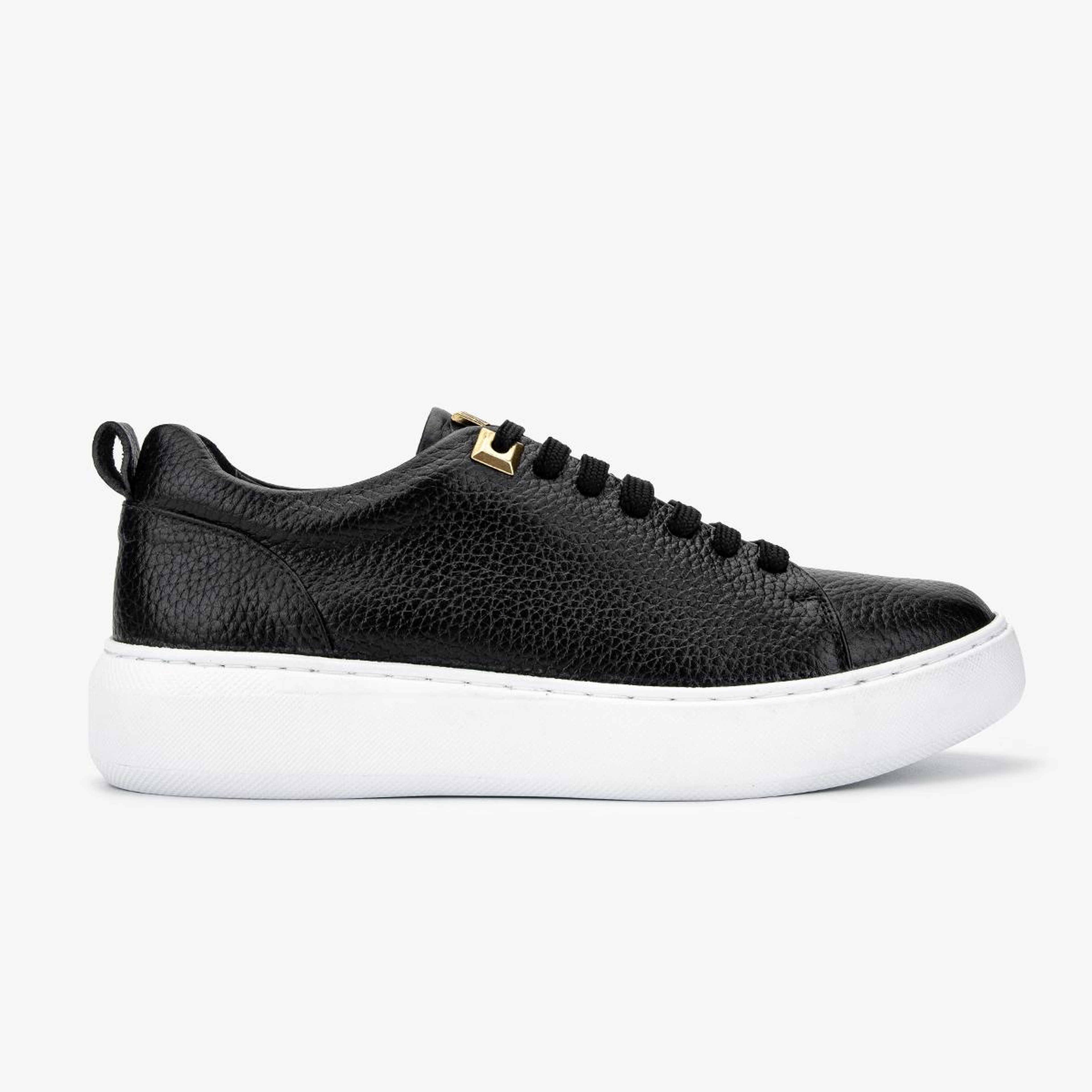 Valmenti Kadın Hakiki Deri Siyah Floter Sneakers & Spor Ayakkabı