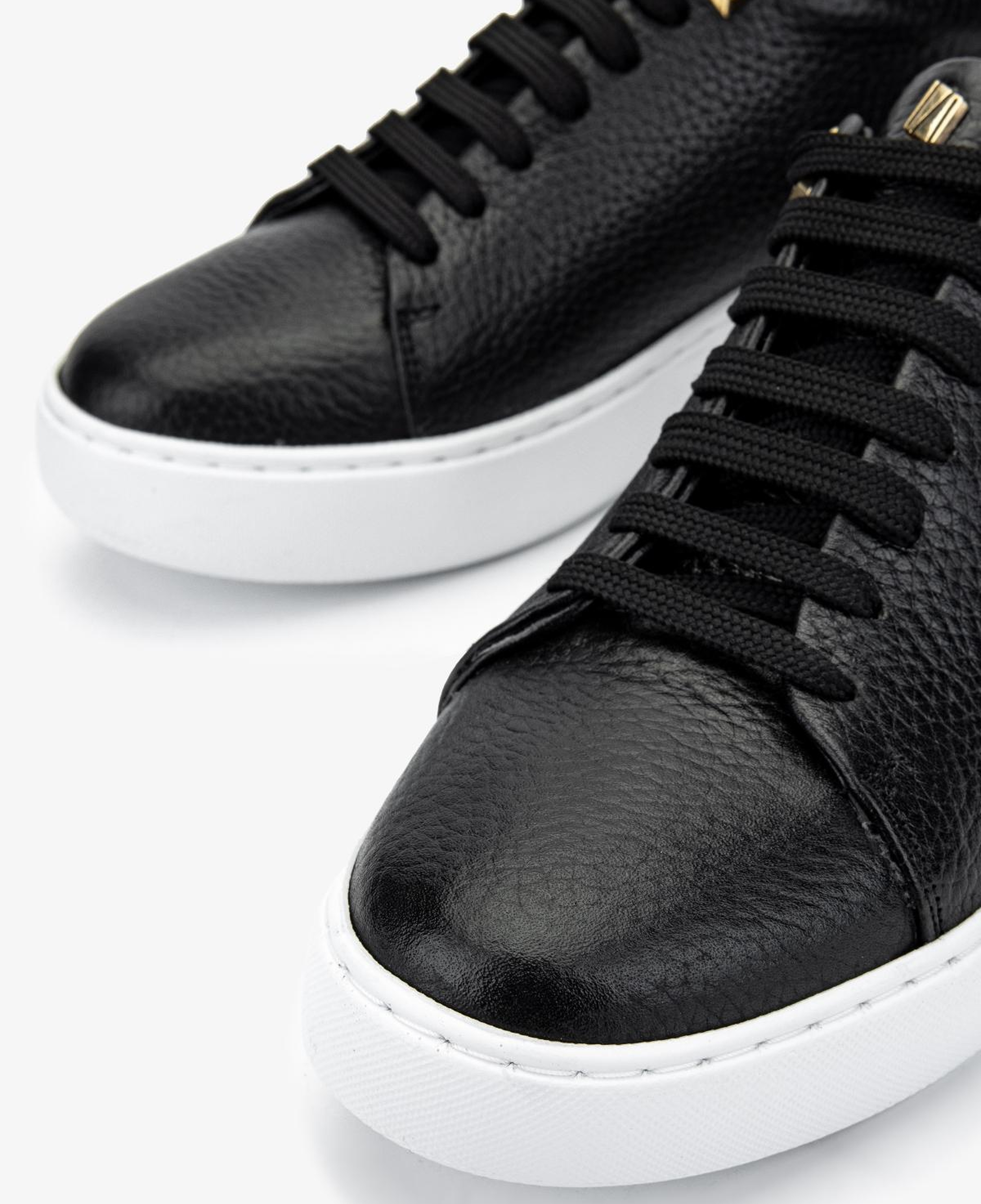 Valmenti Kadın Hakiki Deri Siyah Floter Sneakers & Spor Ayakkabı