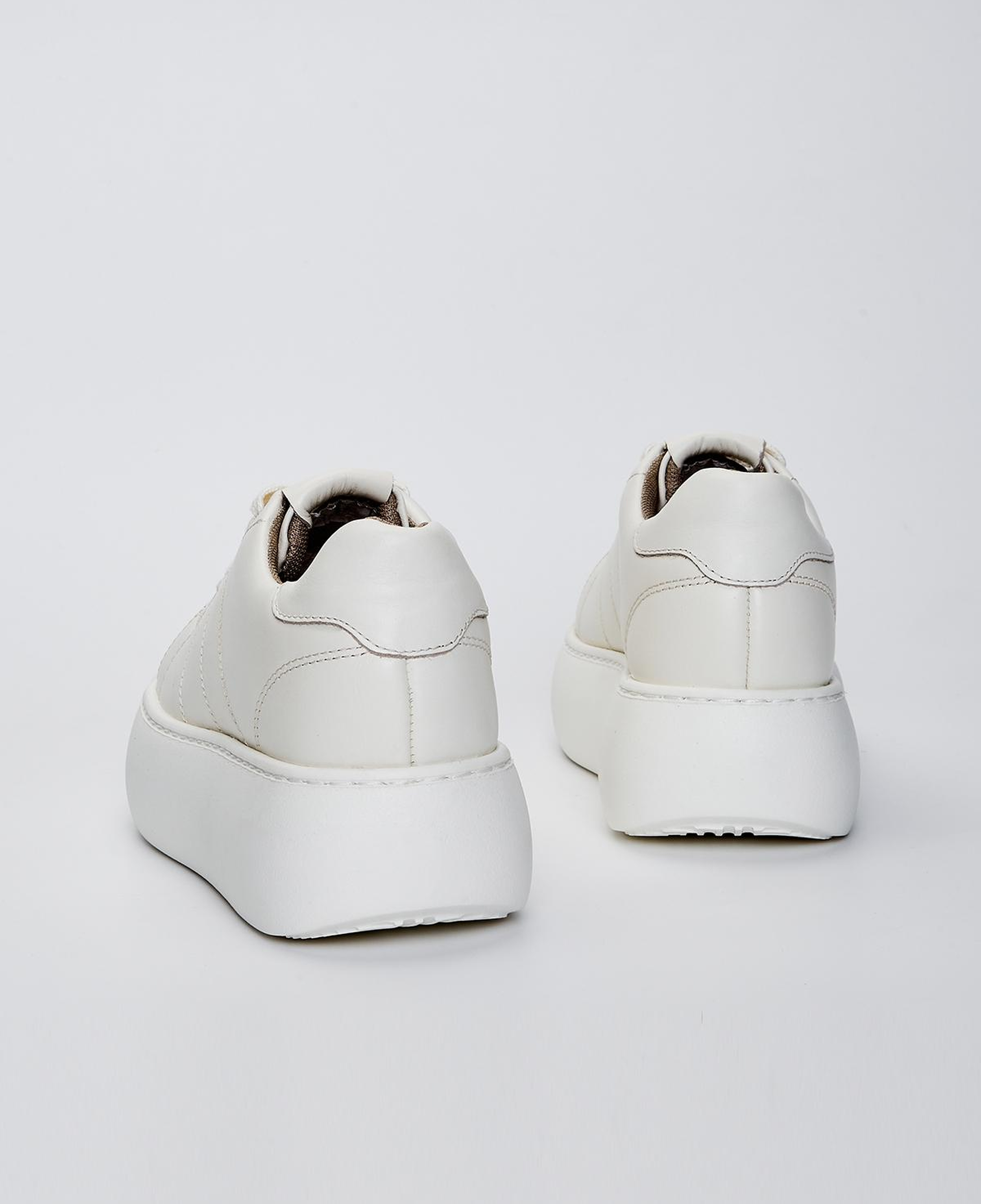 Valmenti Kadın Hakiki Deri Ekru Sneakers & Spor Ayakkabı