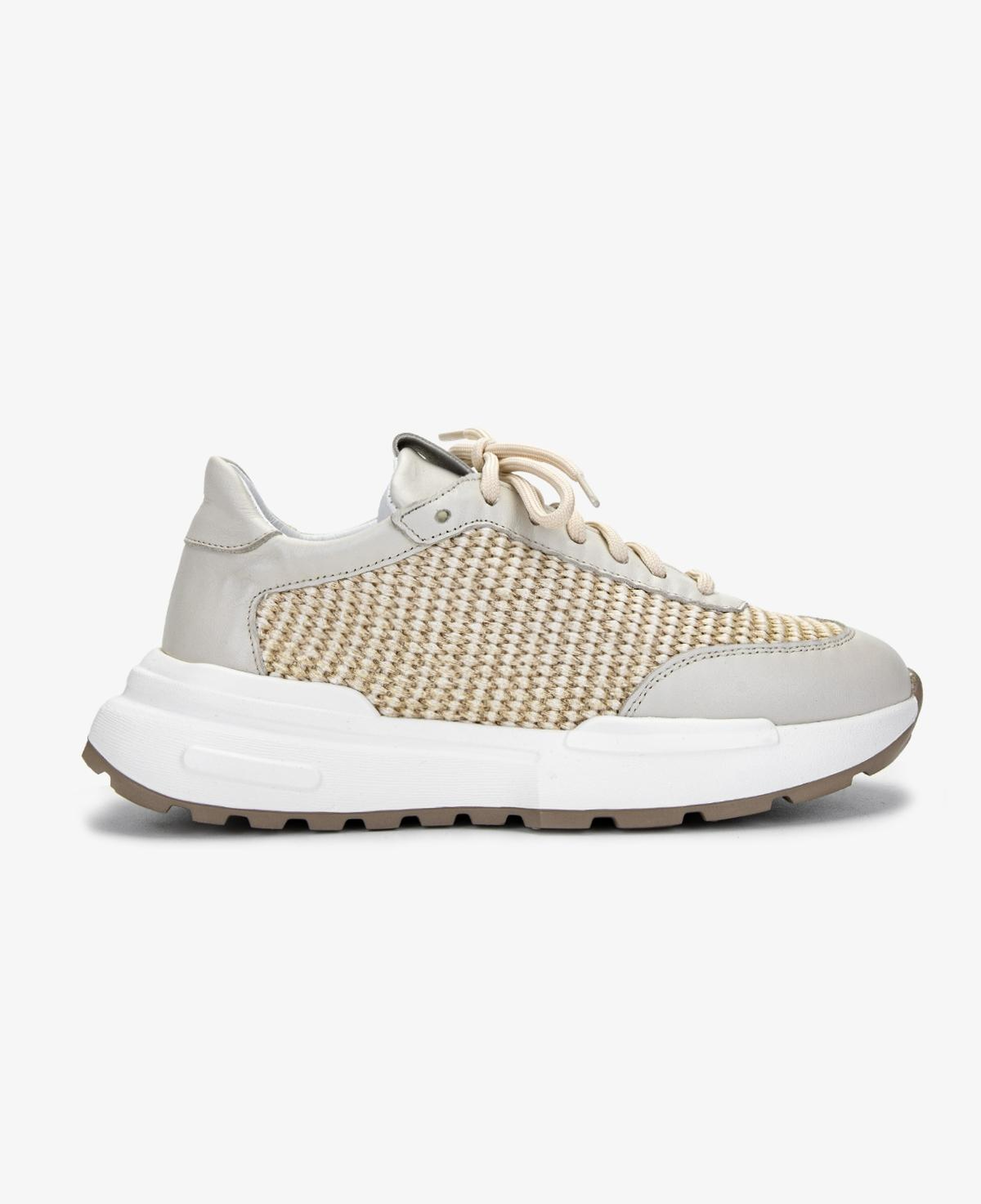 Valmenti Kadın Deri & Tekstil Bej Sneakers & Spor Ayakkabı