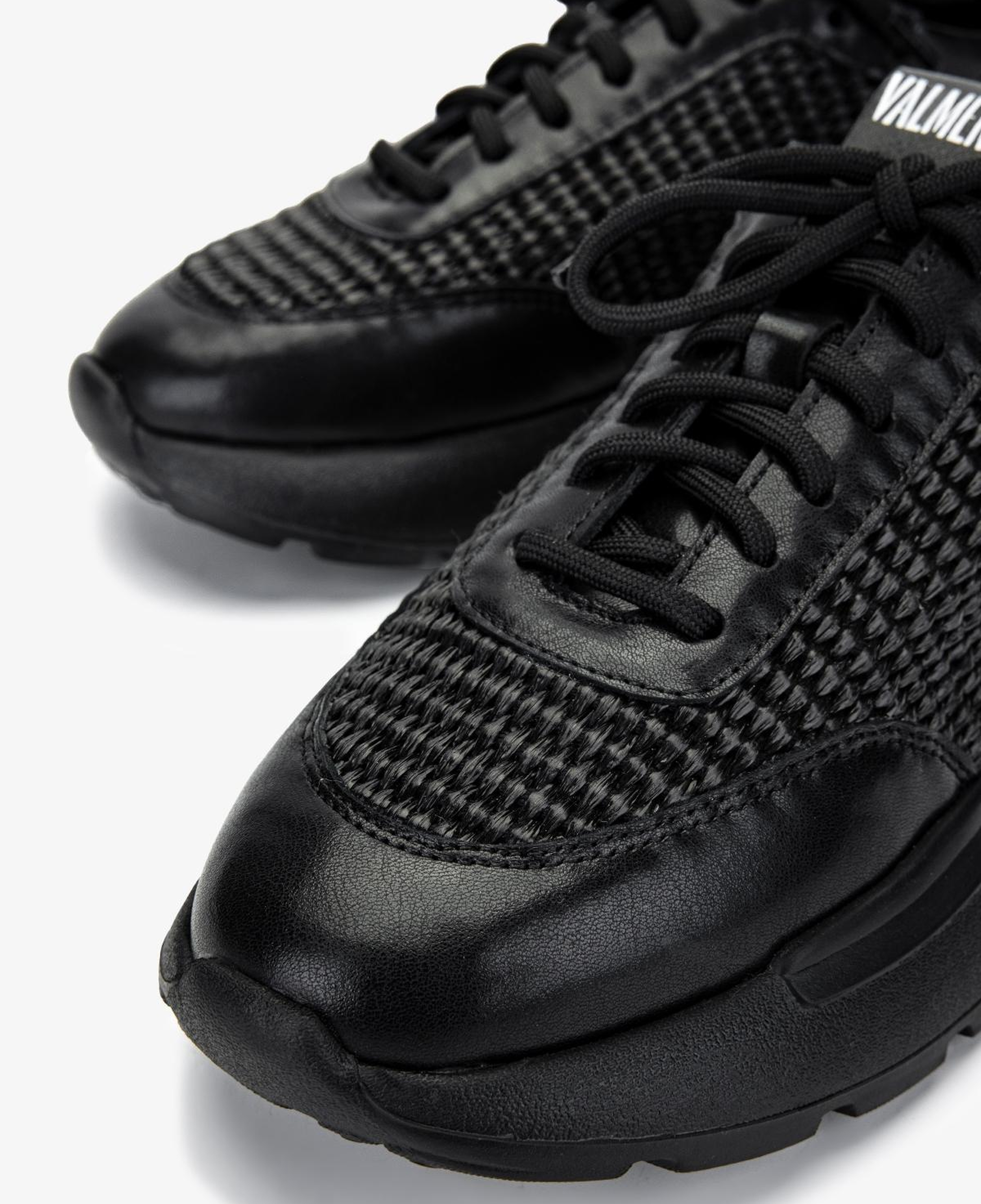 Valmenti Kadın Deri & Tekstil Siyah Sneakers & Spor Ayakkabı