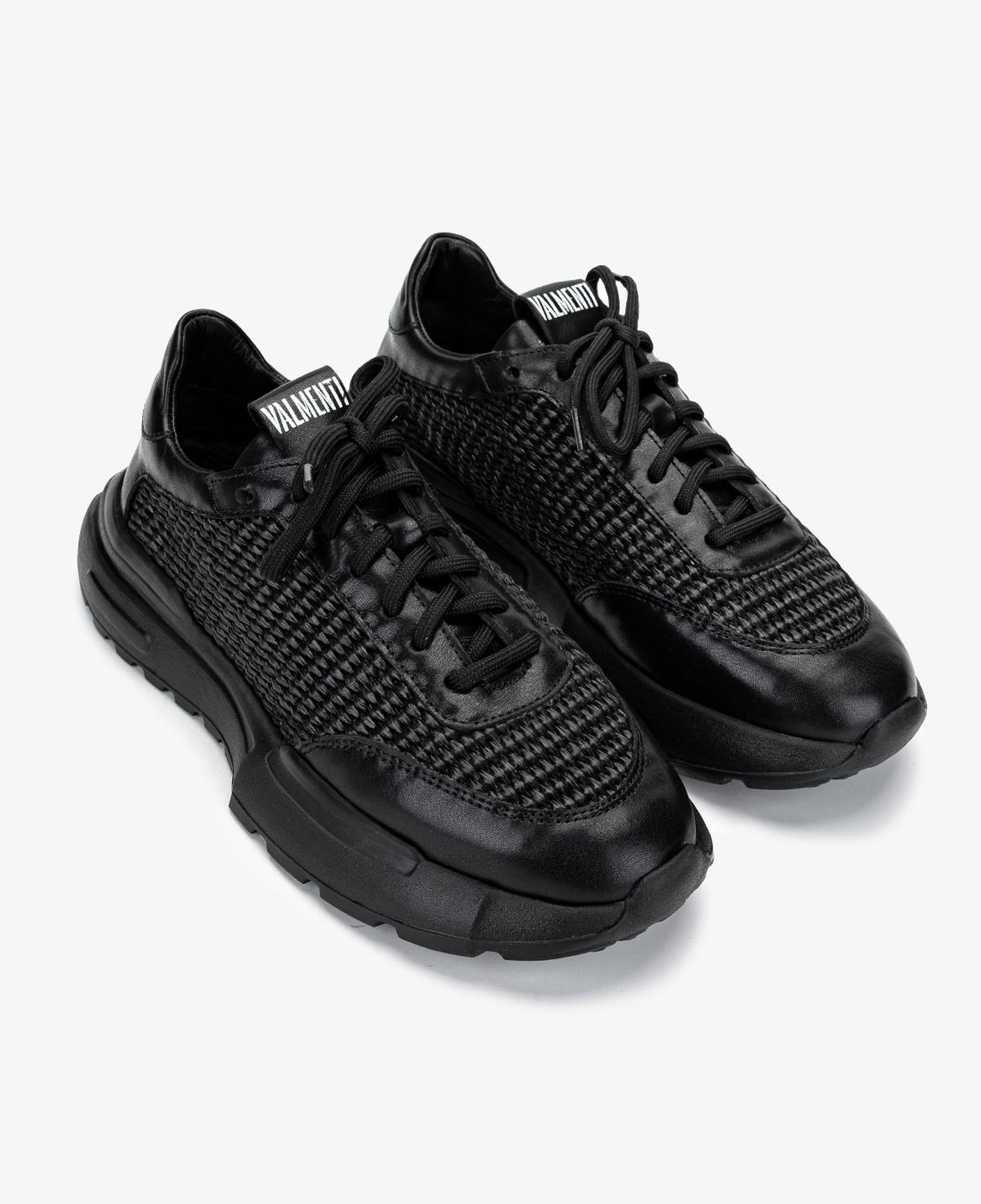 Valmenti Kadın Deri & Tekstil Siyah Sneakers & Spor Ayakkabı