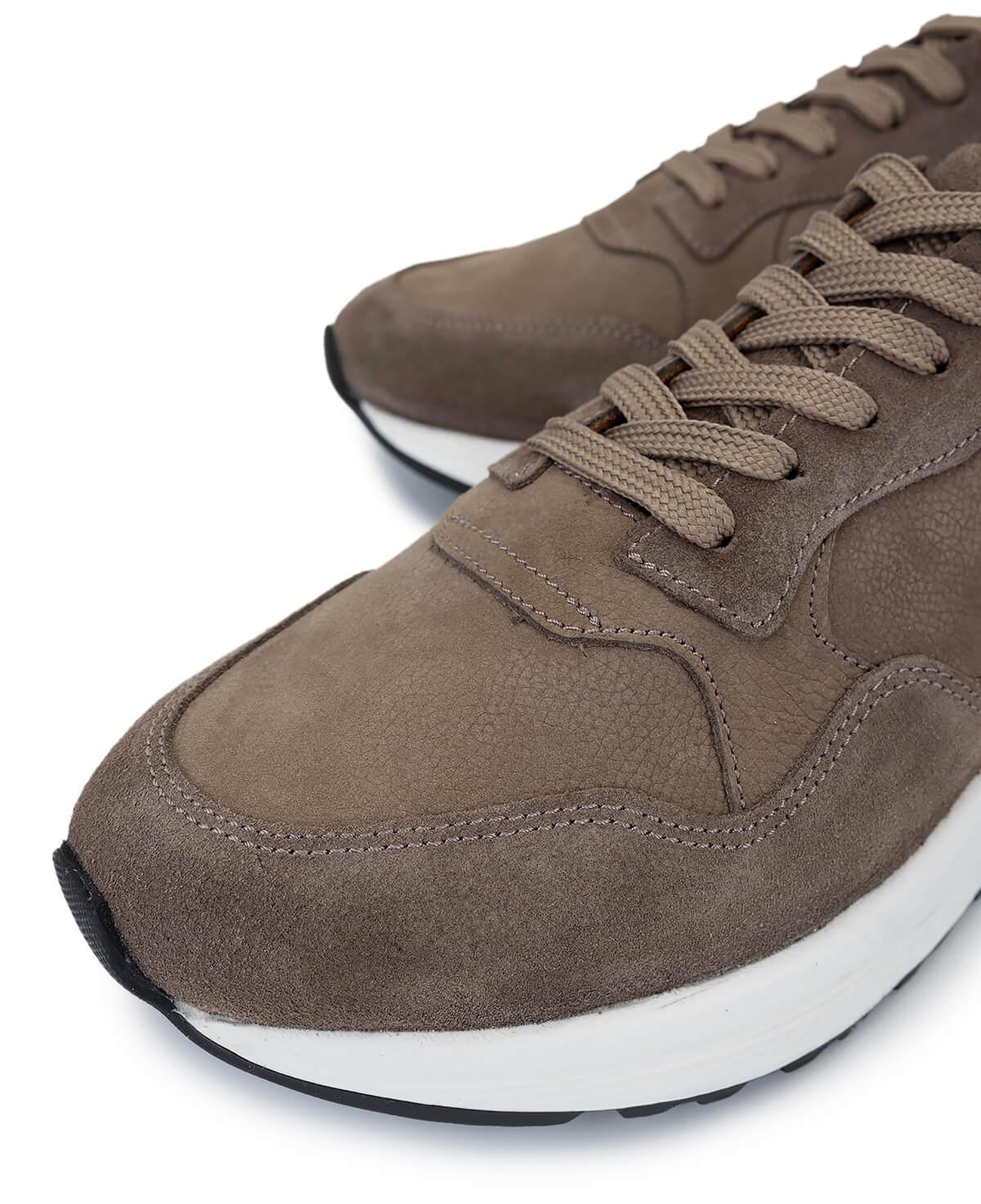 Tamer Tanca Erkek Hakiki Deri Vizon Süet Sneakers & Spor Ayakkabı