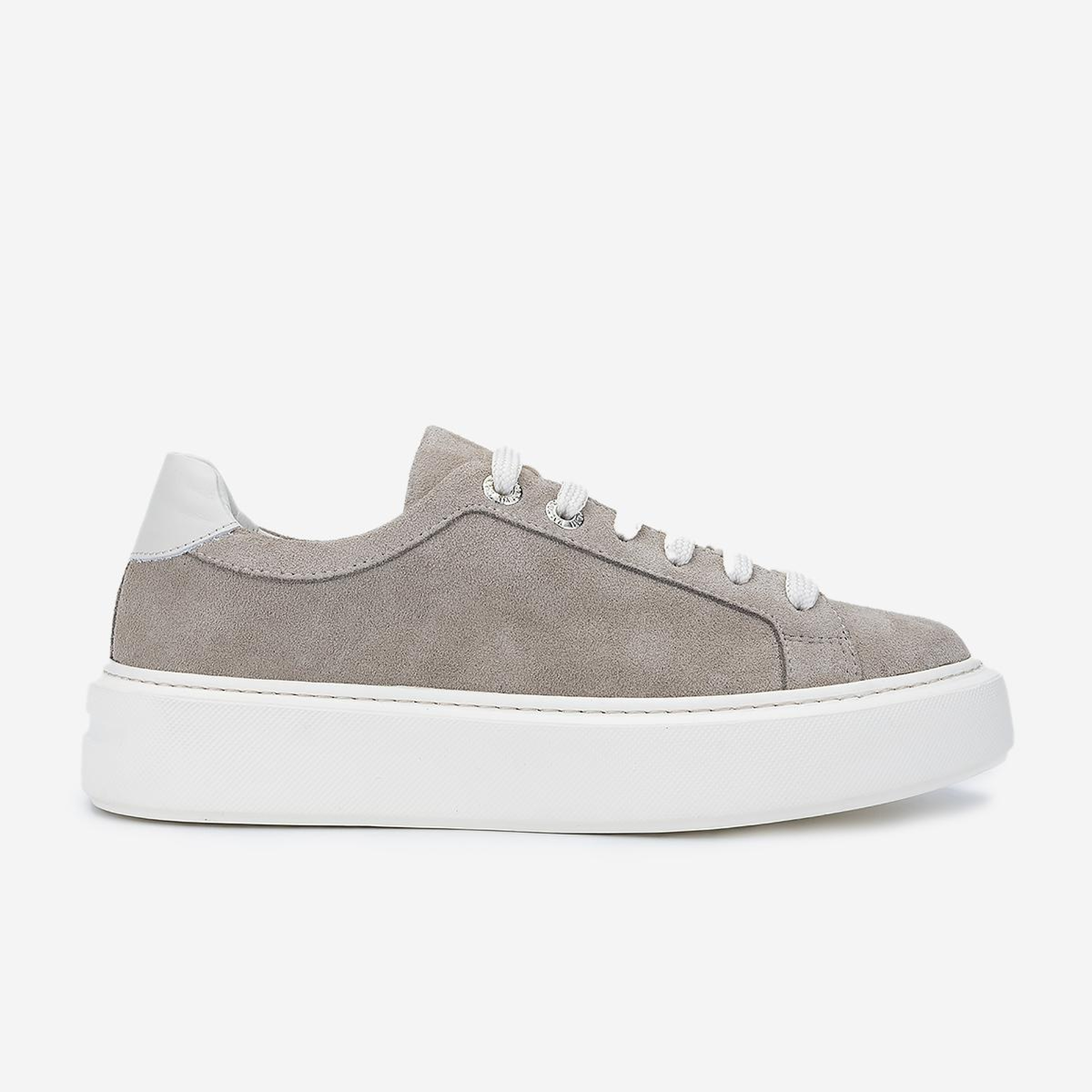 Valmenti Kadın Hakiki Deri Bej Süet Sneakers & Spor Ayakkabı