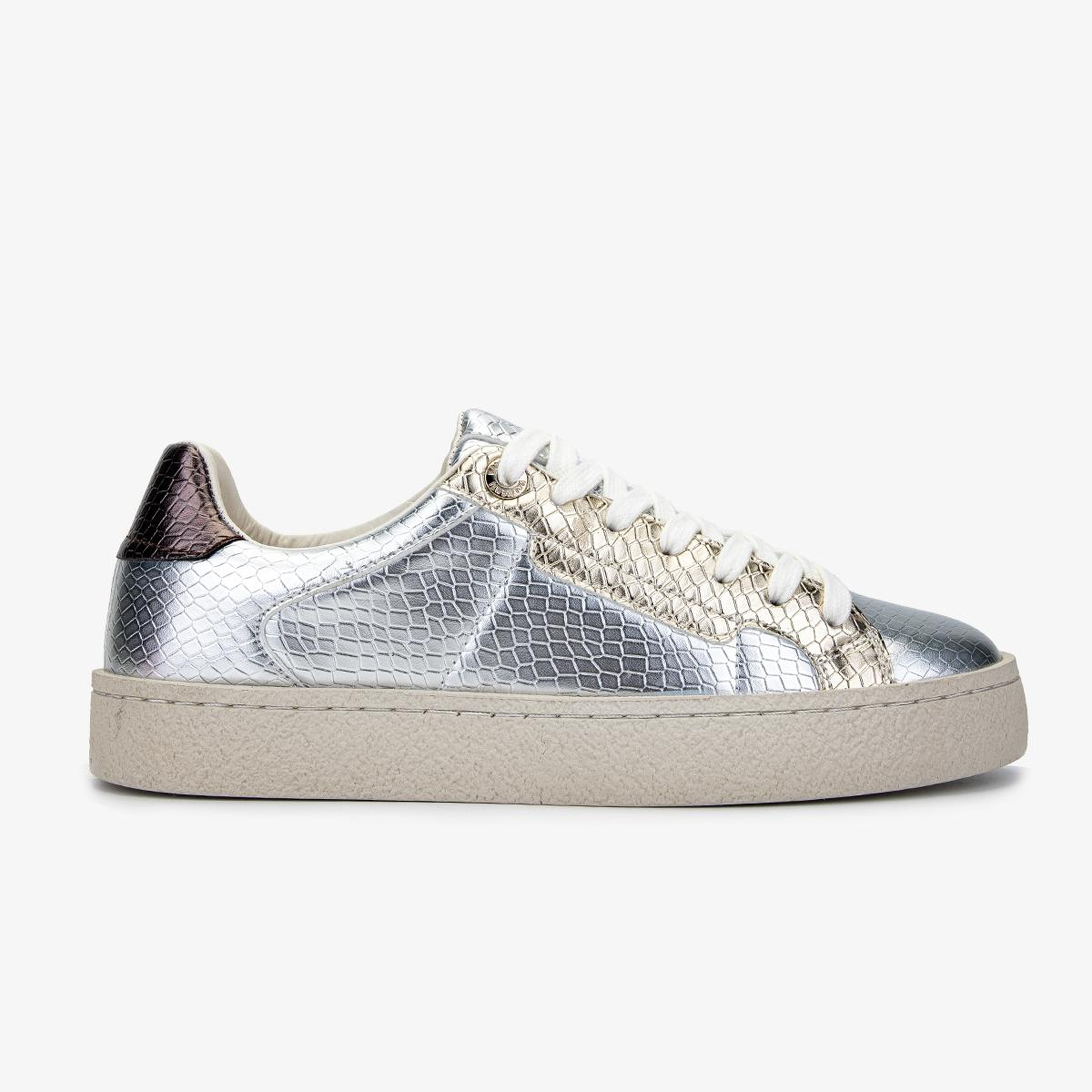 Valmenti Kadın Suni Deri Gri Sneakers & Spor Ayakkabı