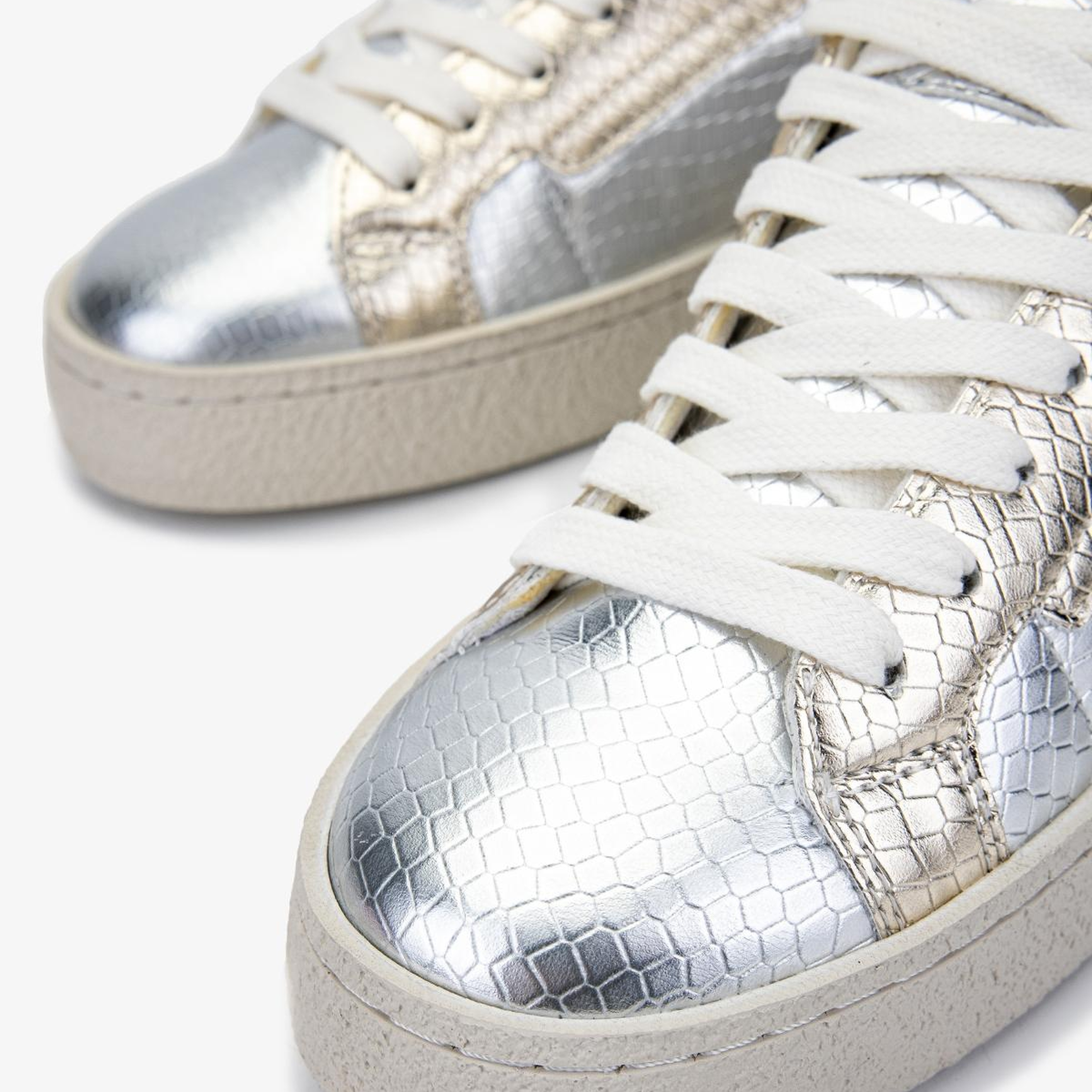 Valmenti Kadın Suni Deri Gri Sneakers & Spor Ayakkabı