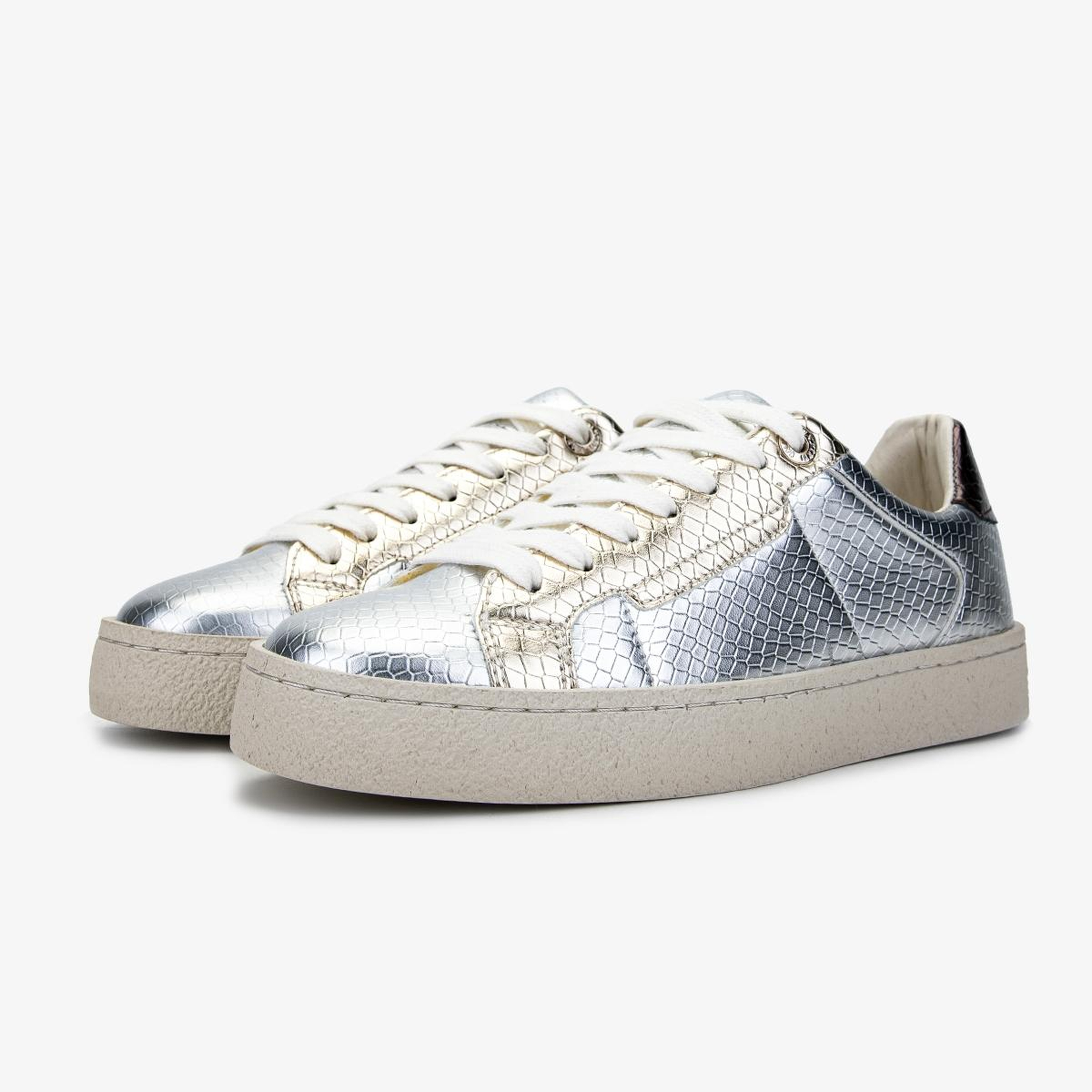 Valmenti Kadın Suni Deri Gri Sneakers & Spor Ayakkabı