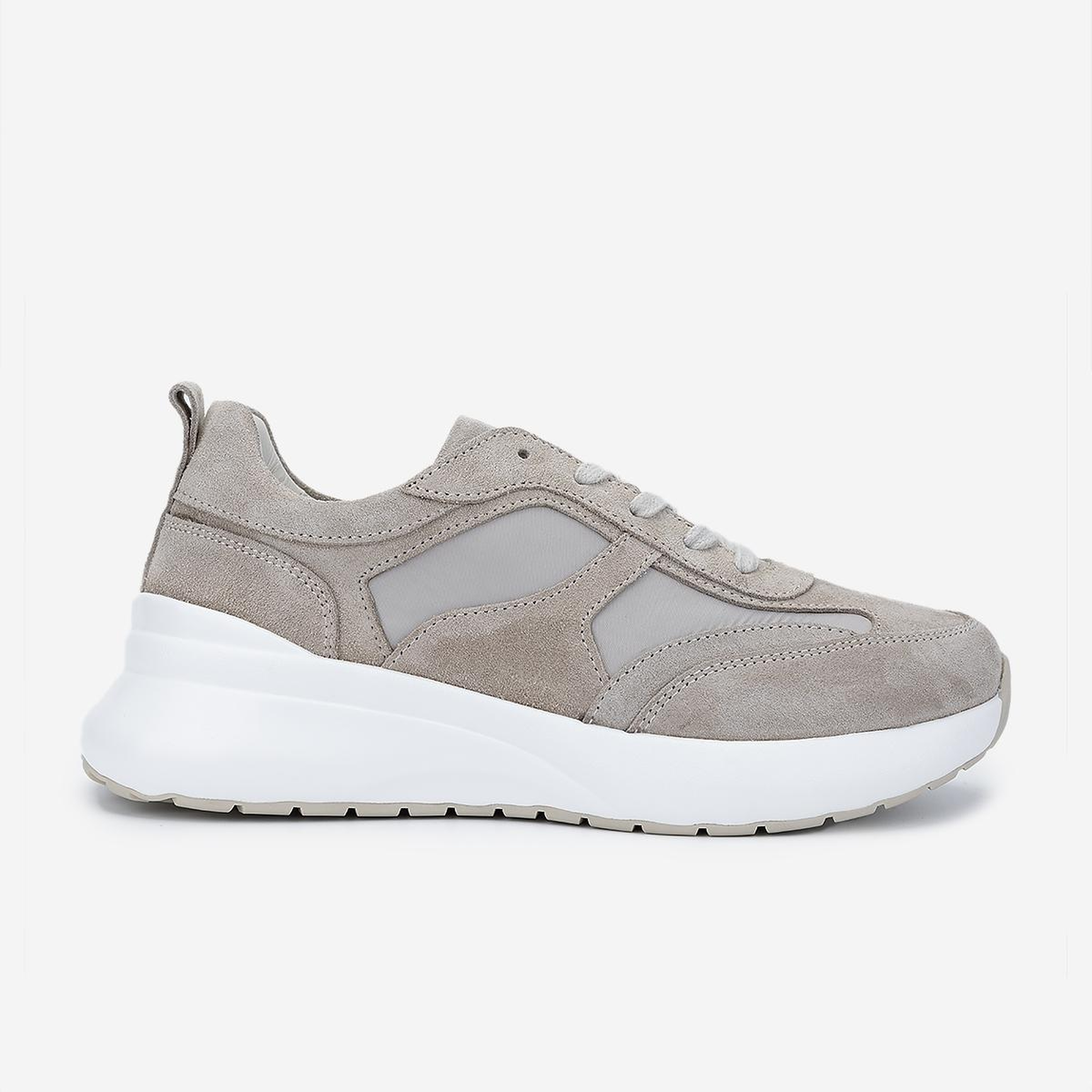 Valmenti Kadın Hakiki Deri Bej Sneakers & Spor Ayakkabı