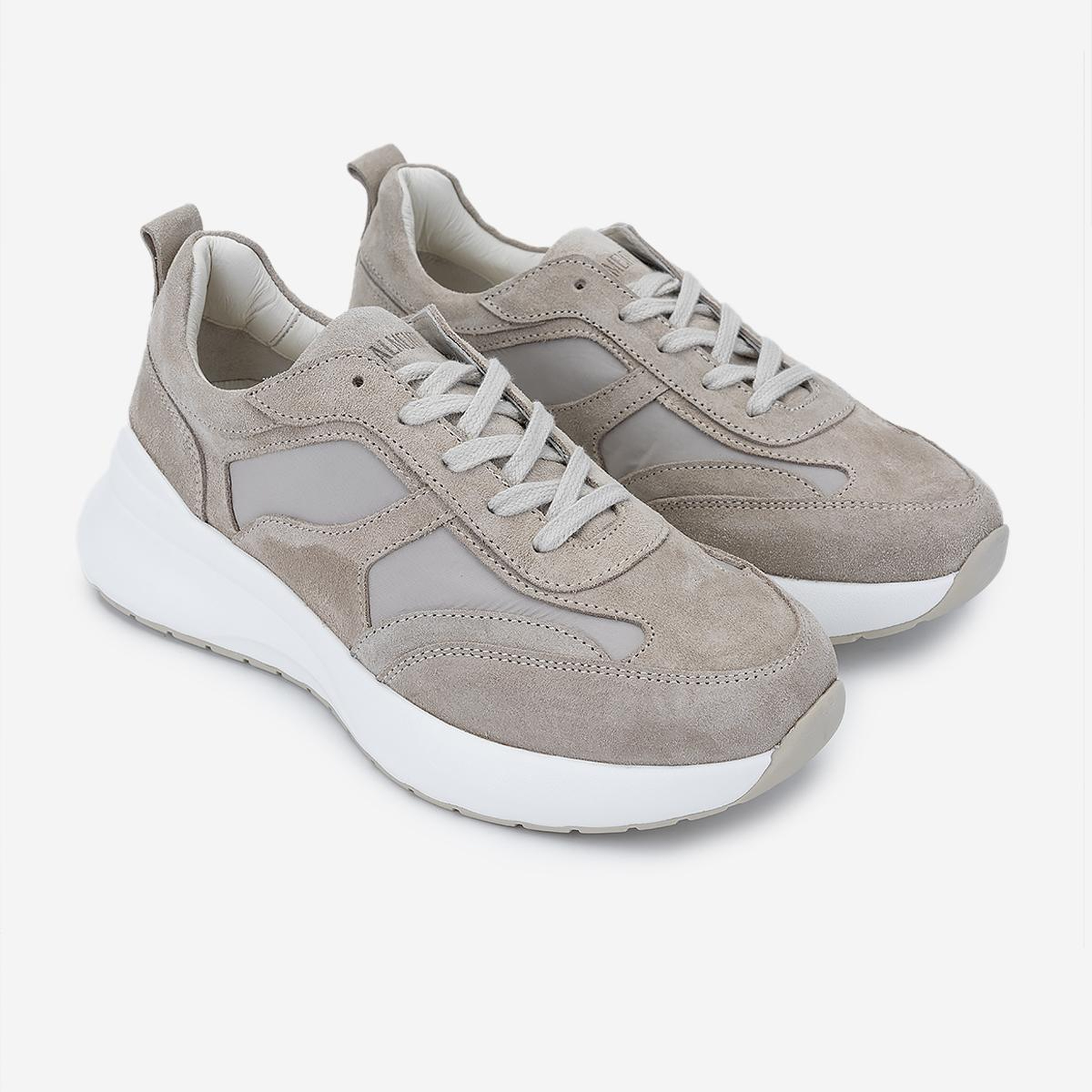 Valmenti Kadın Hakiki Deri Bej Sneakers & Spor Ayakkabı