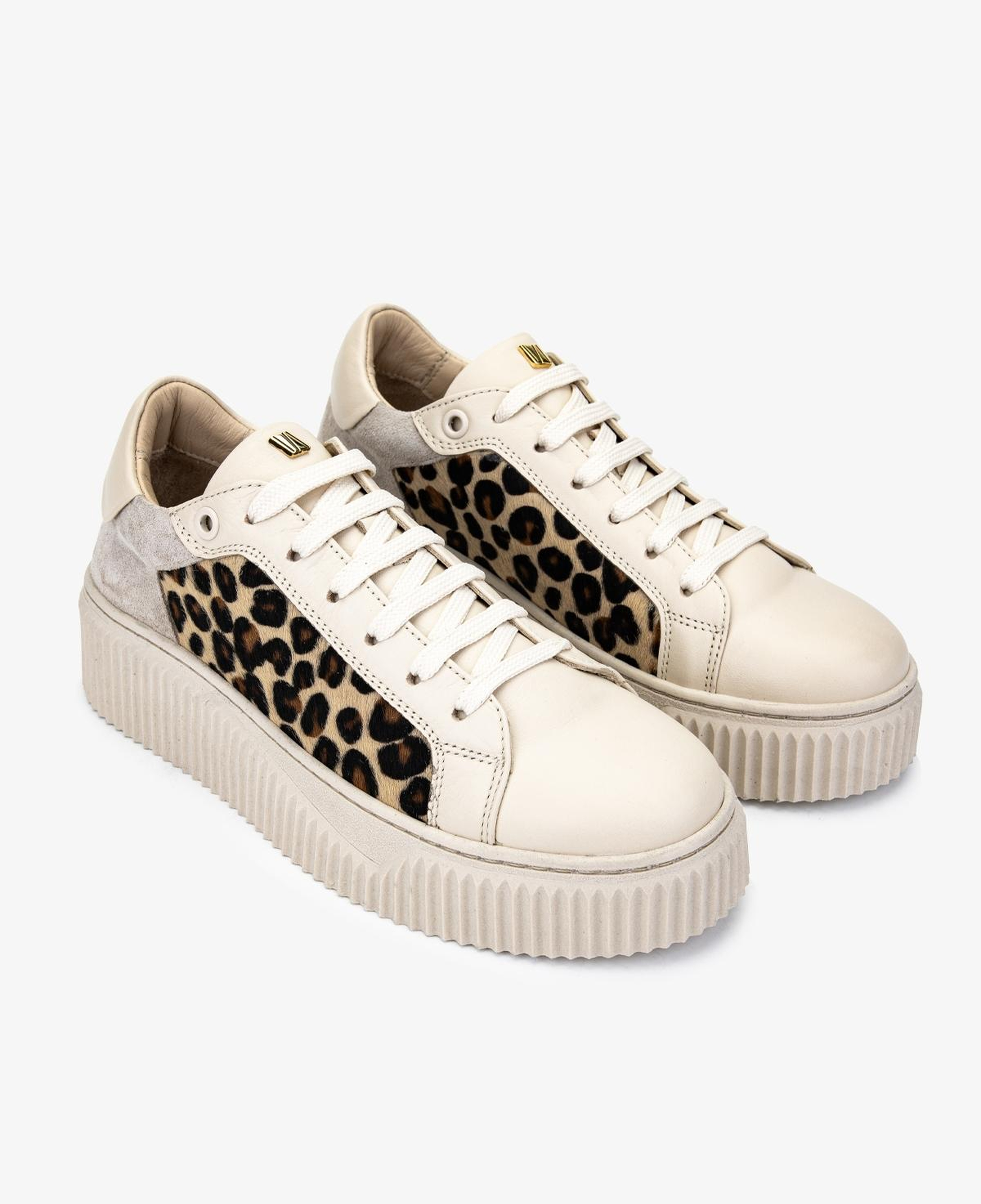 Valmenti Kadın Hakiki Deri Bej Sneakers & Spor Ayakkabı