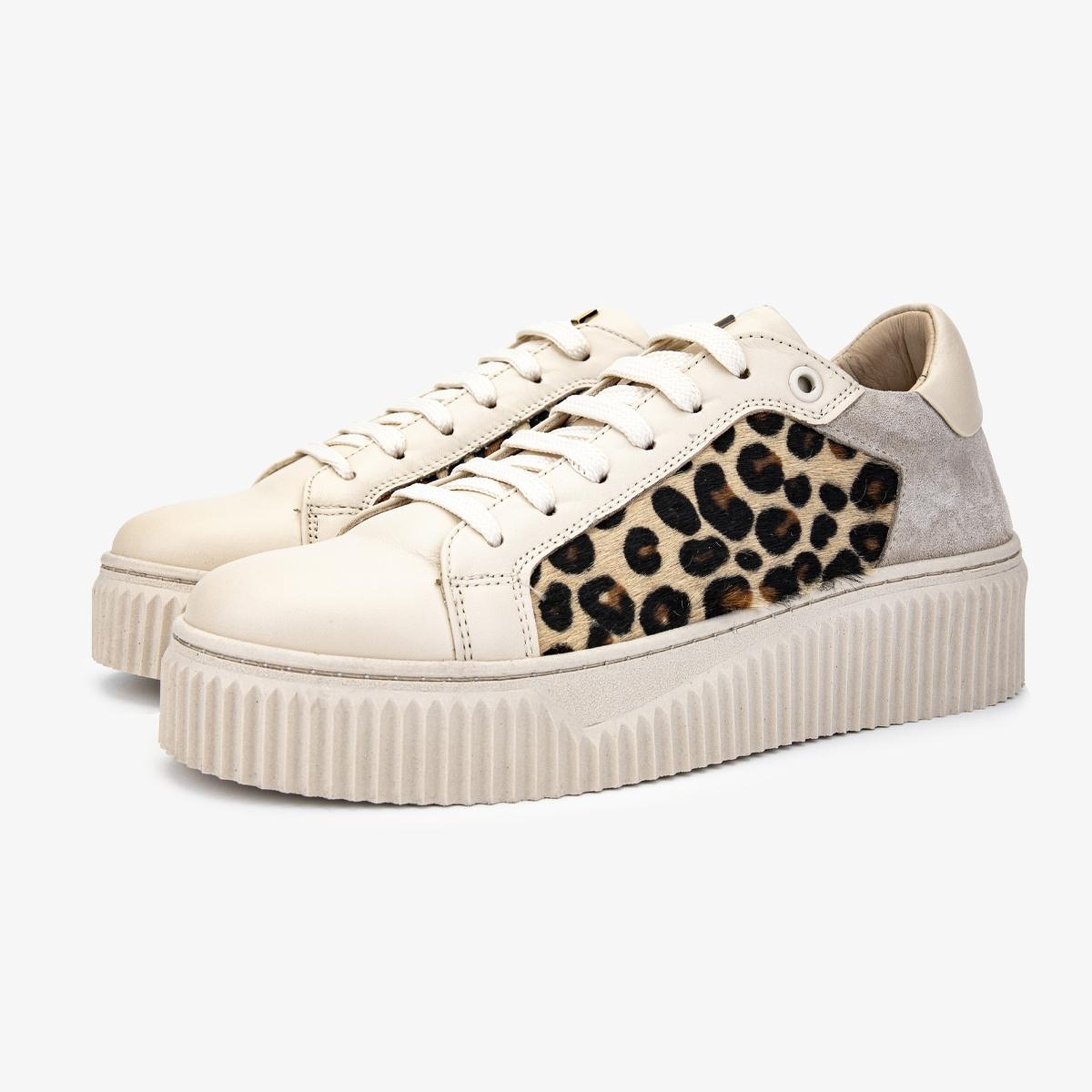 Valmenti Kadın Hakiki Deri Bej Sneakers & Spor Ayakkabı