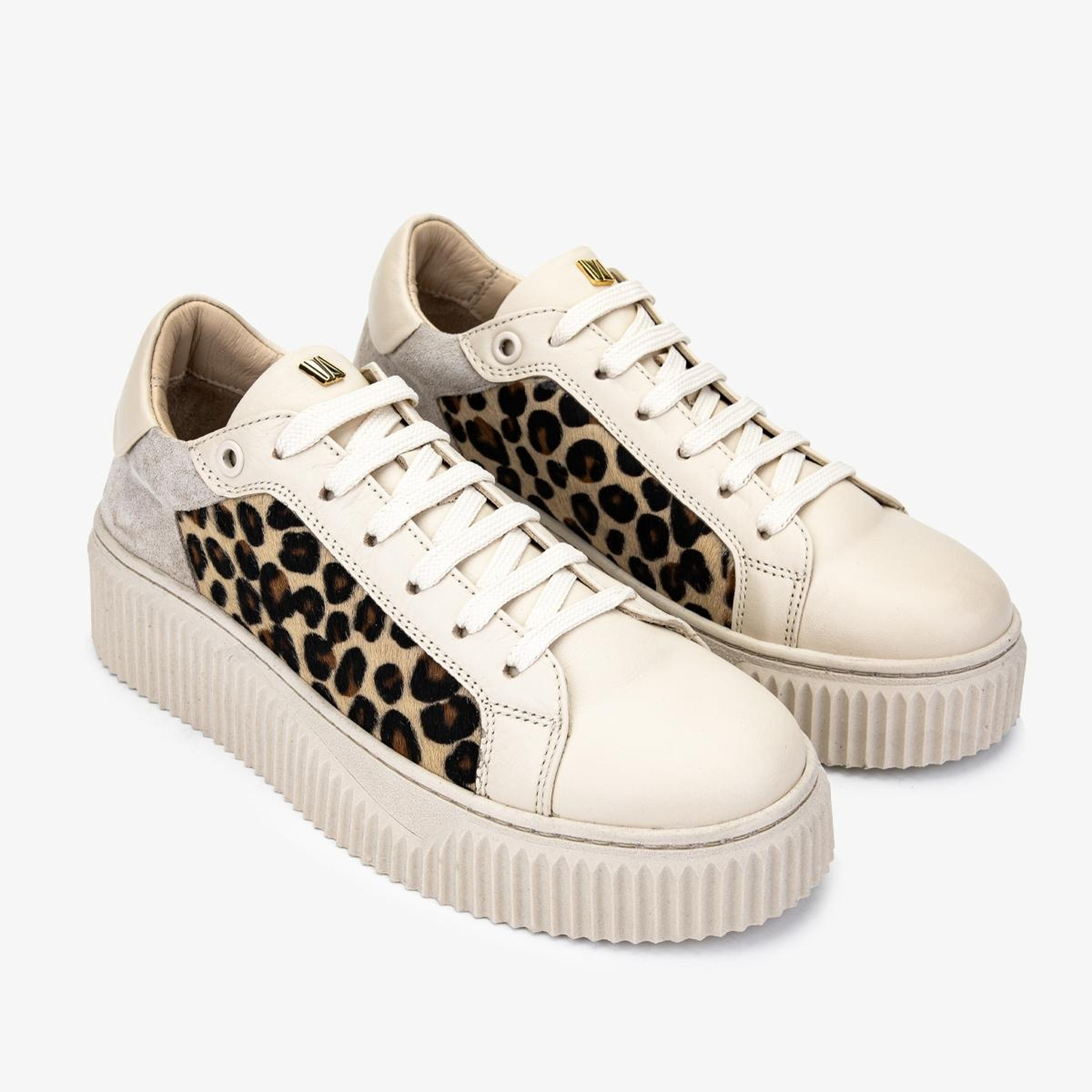 Valmenti Kadın Hakiki Deri Bej Sneakers & Spor Ayakkabı