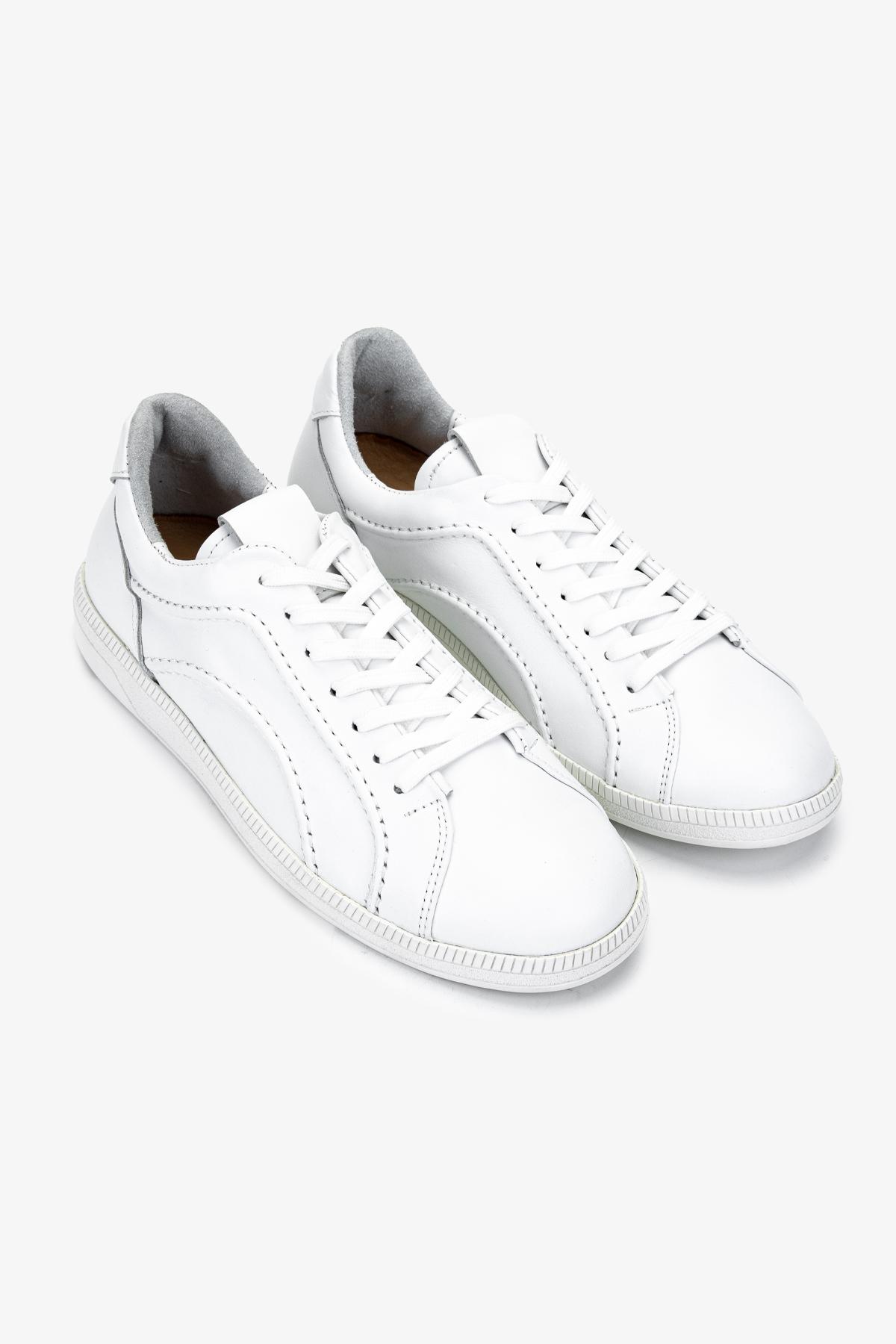 Valmenti Kadın Hakiki Deri Beyaz Sneakers & Spor Ayakkabı