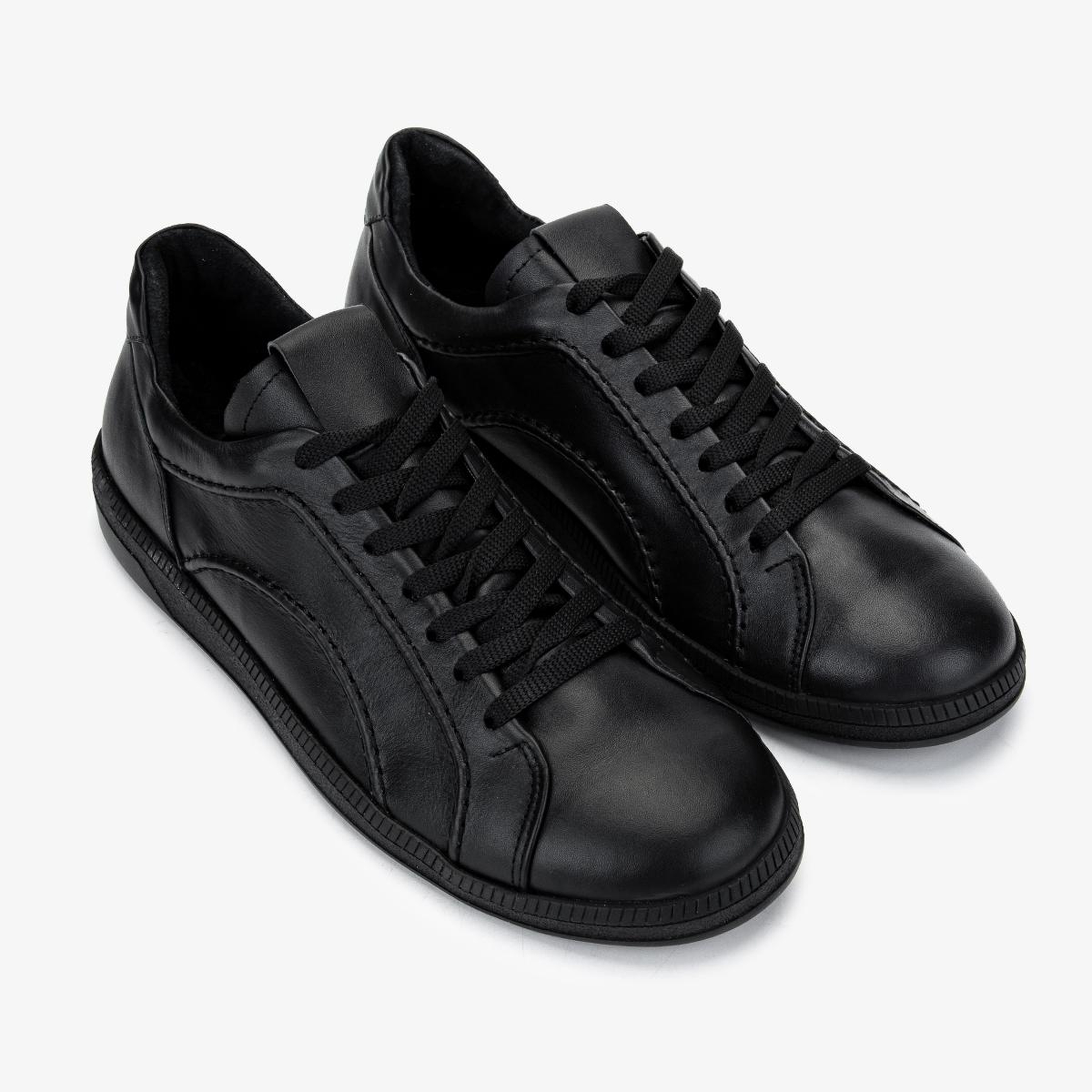 Valmenti Kadın Hakiki Deri Siyah Sneakers & Spor Ayakkabı