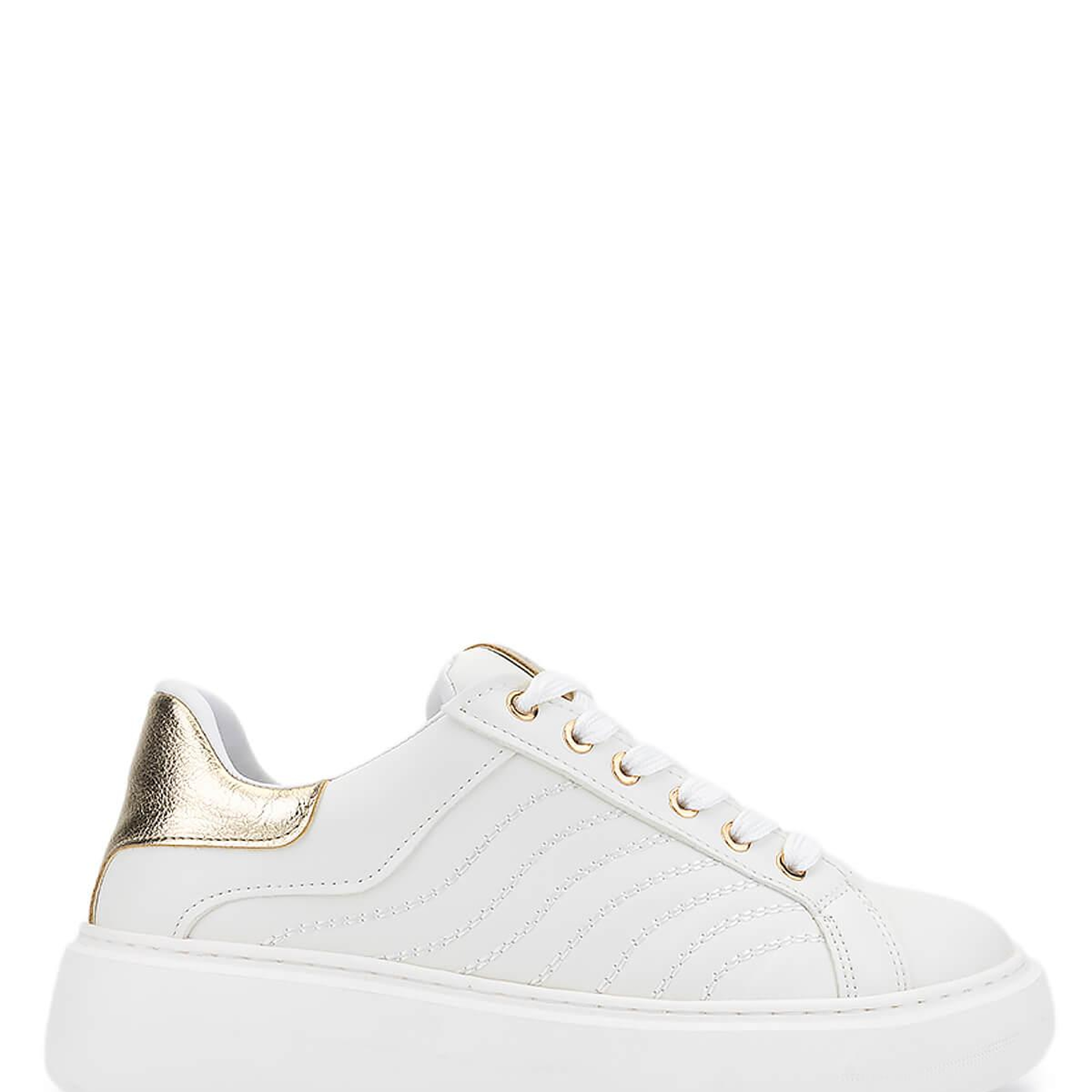 Tamer Tanca Kadın Suni Deri  Beyaz Sneakers & Spor Ayakkabı