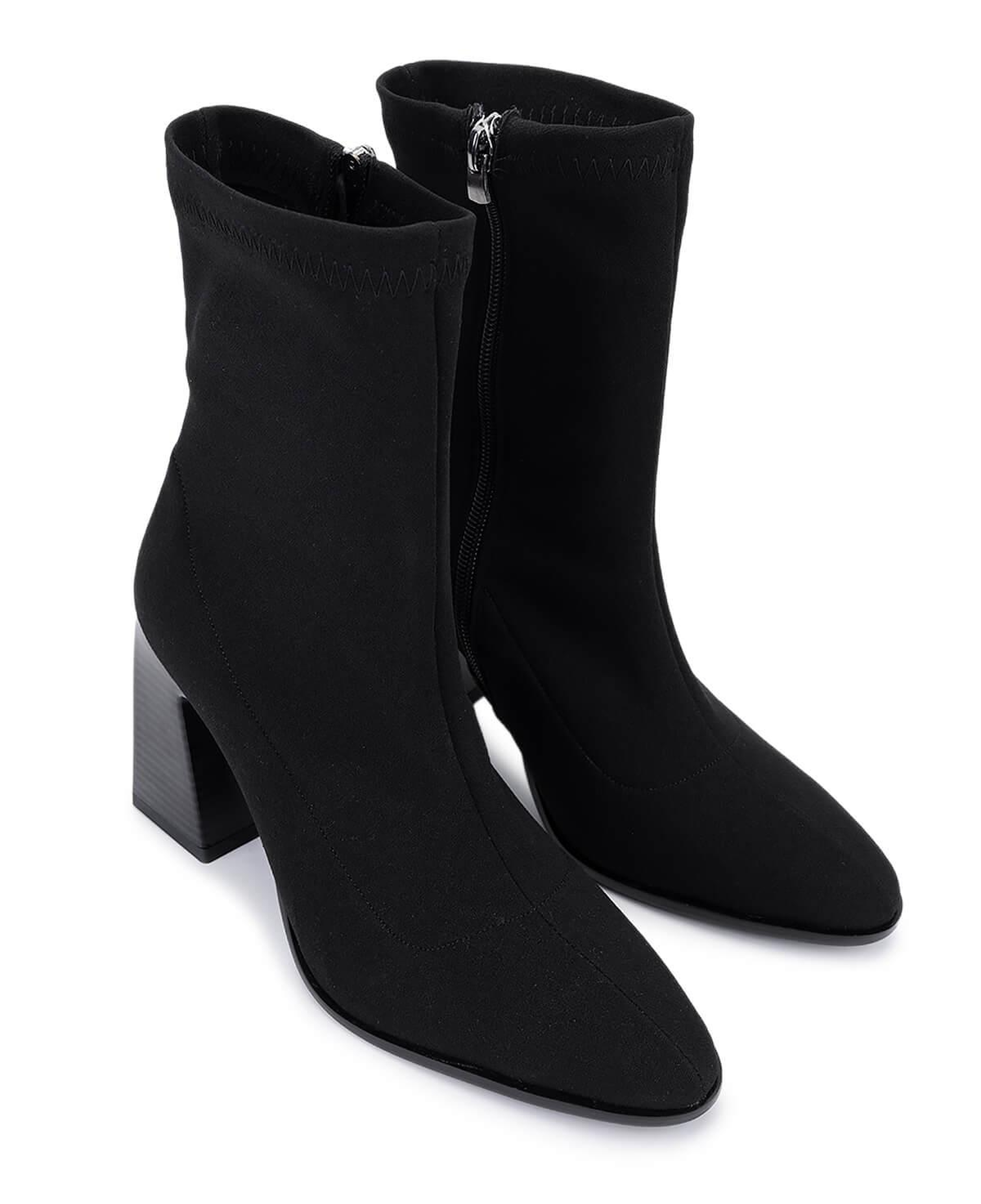 Tamer Tanca Kadın Hakiki Deri Siyah Topuklu Bot