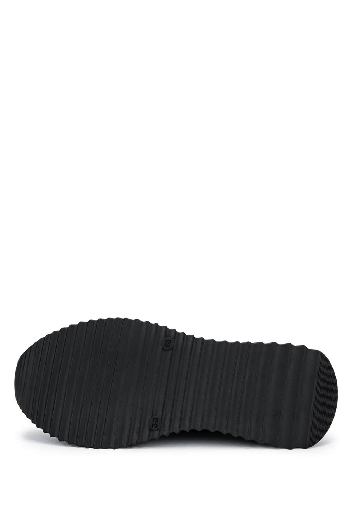 Tamer Tanca Kadın Hakiki Deri Siyah Sneakers & Spor Ayakkabı