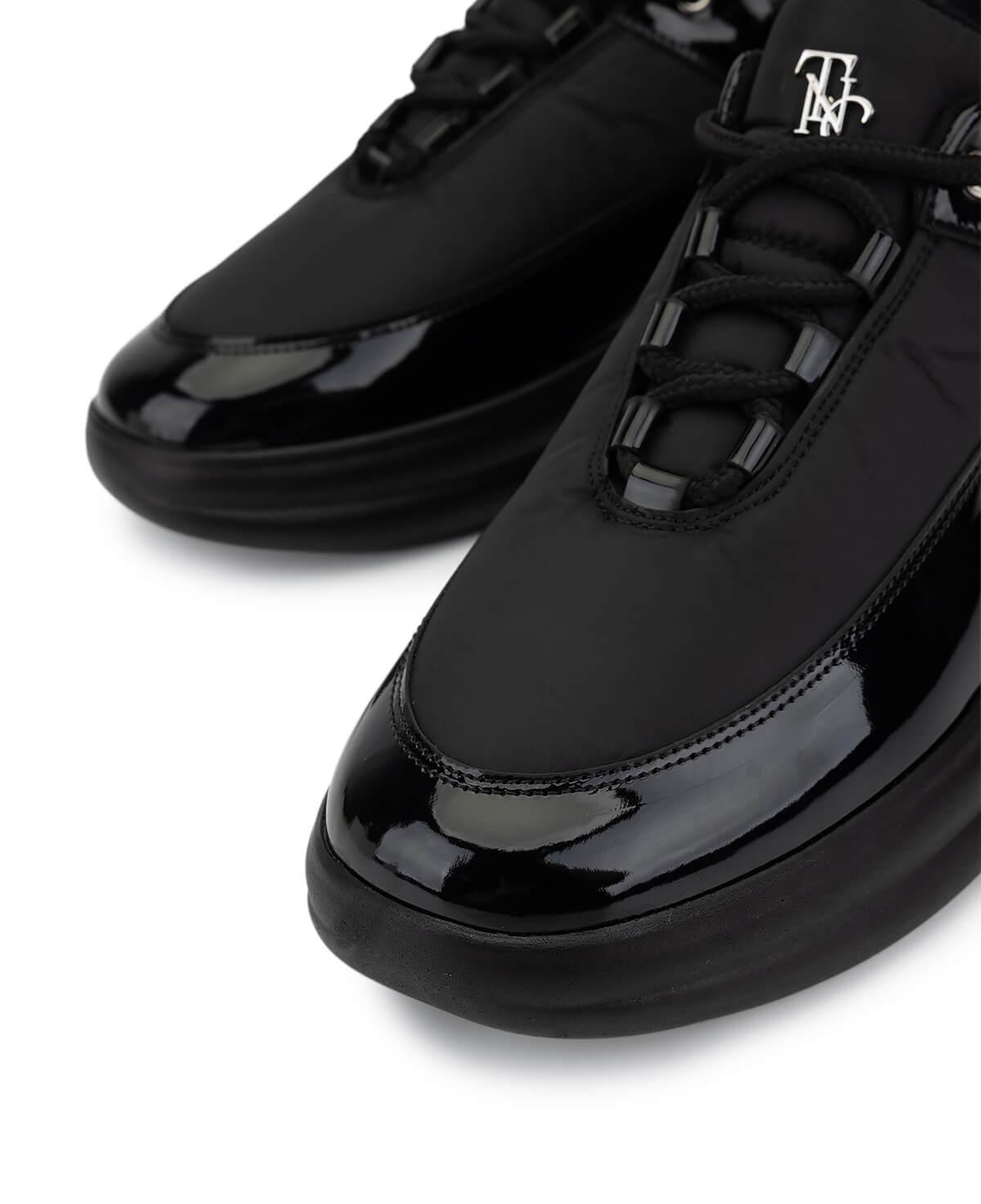 Tamer Tanca Kadın Suni Deri/Tekstil Siyah Sneakers & Spor Ayakkabı