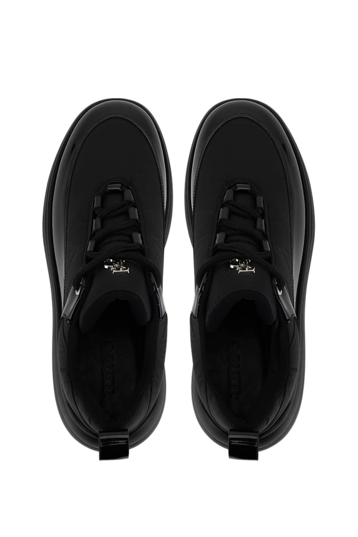 Tamer Tanca Kadın Suni Deri/Tekstil Siyah Sneakers & Spor Ayakkabı