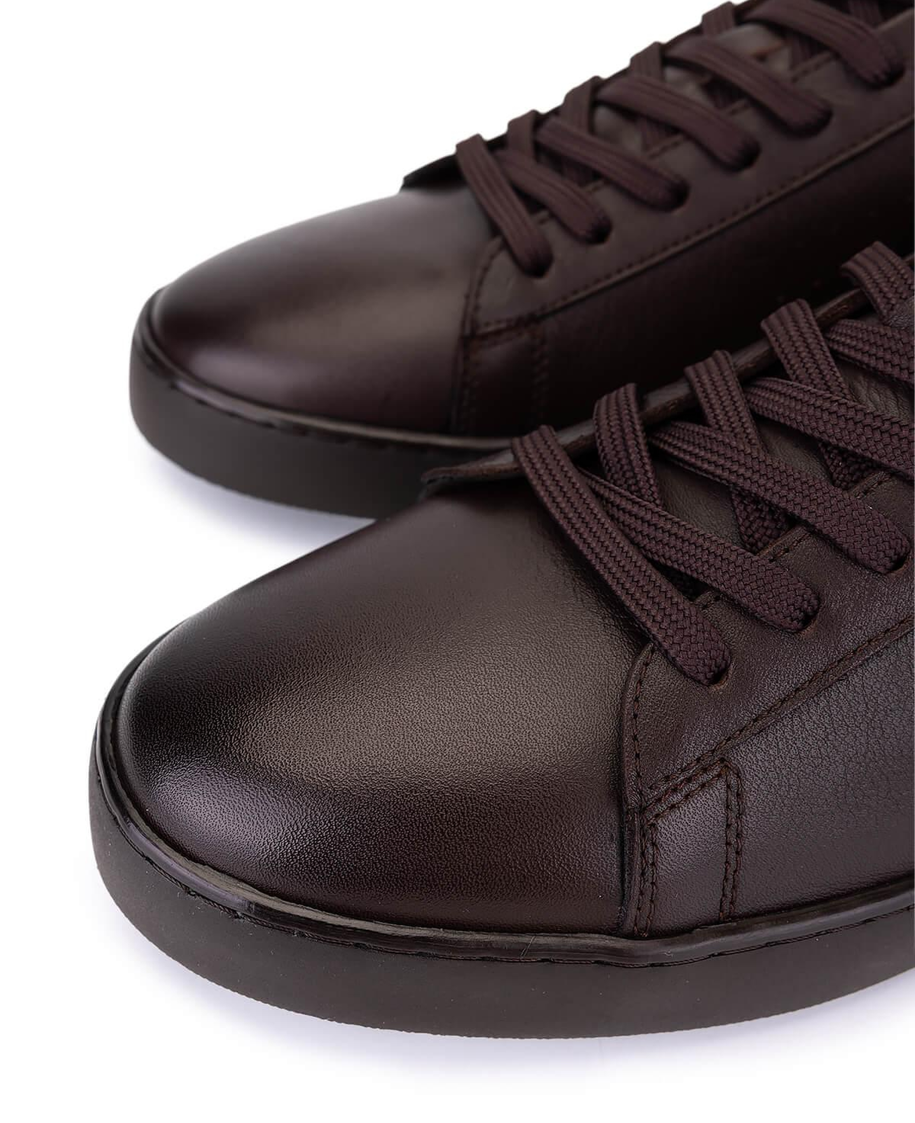 Tamer Tanca Erkek Hakiki Deri Kahverengi Sneakers & Spor Ayakkabı