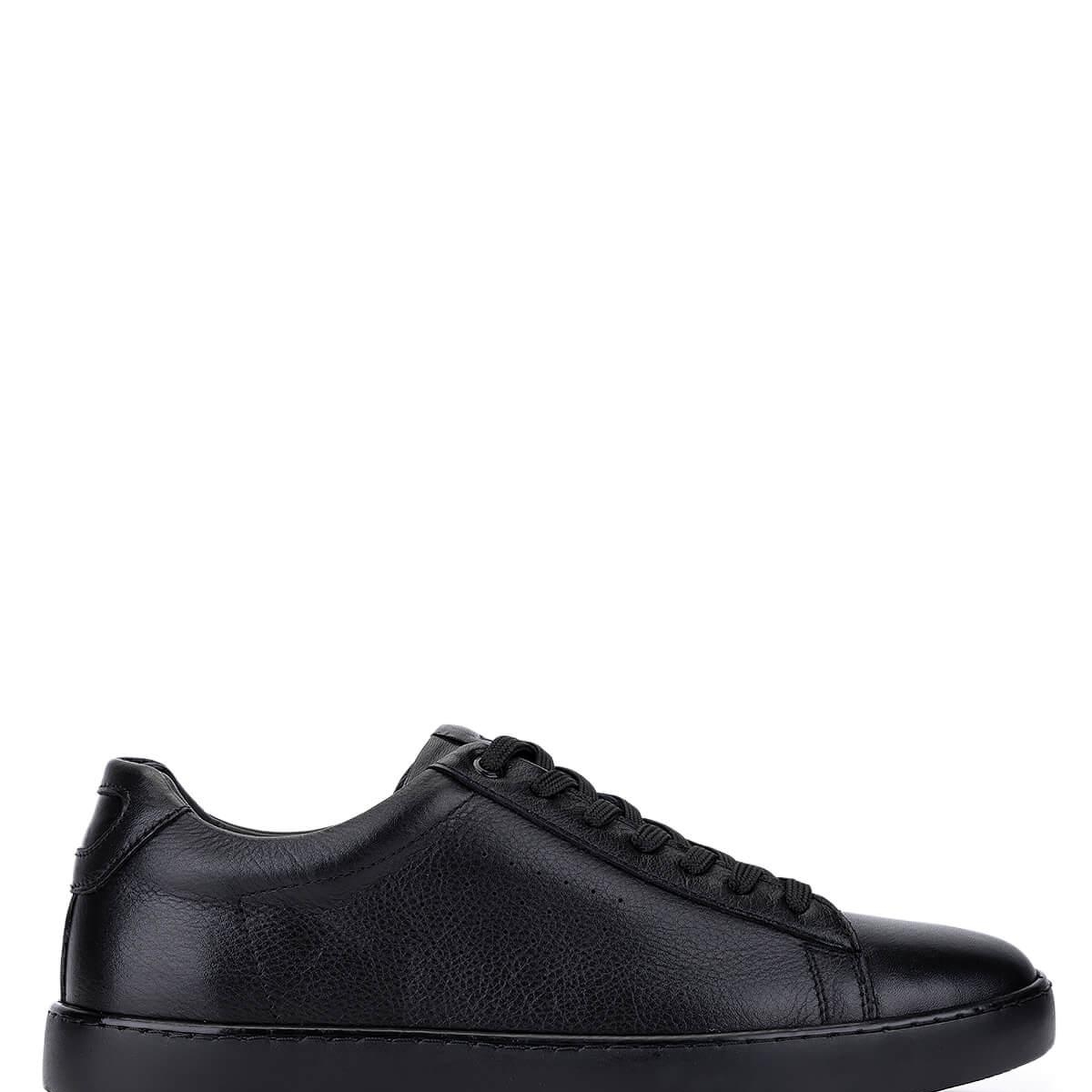 Tamer Tanca Erkek Hakiki Deri Siyah Sneakers & Spor Ayakkabı